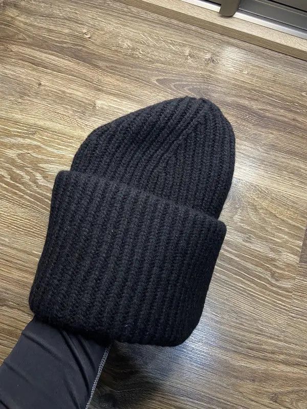 Acne Studios × Japanese Brand Acne Studio Crazy Wool Big Box Logo Y2K Hat Cap Size ONE SIZE - 4 Thumbnail