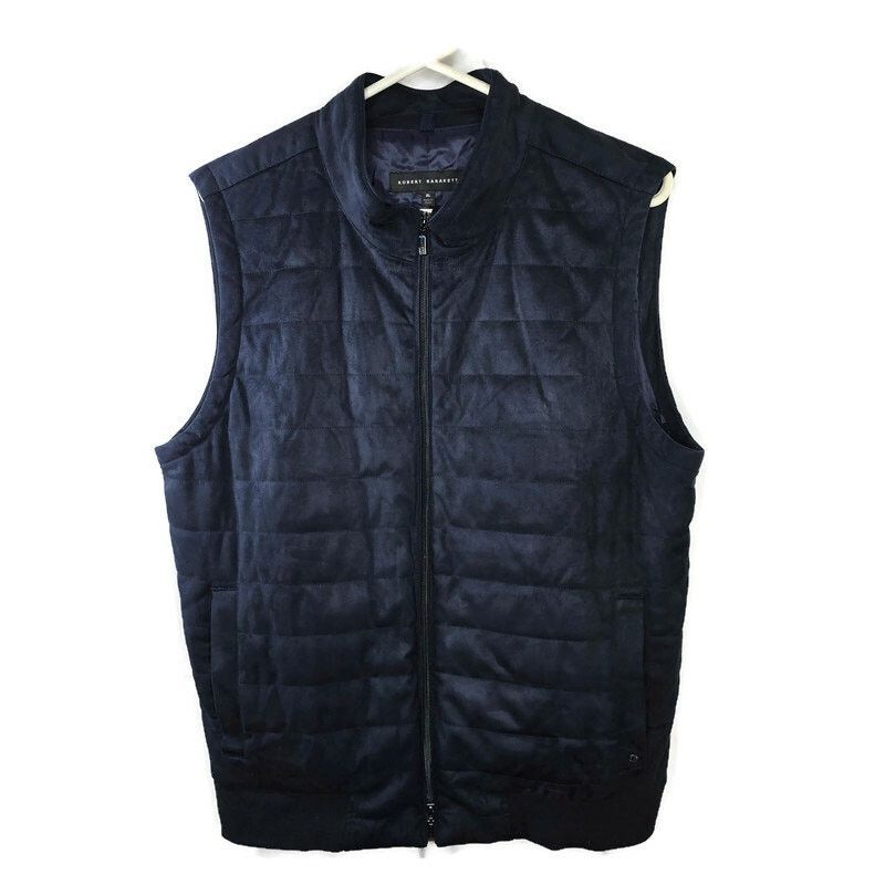 Robert Barakett Robert Barakett Navy Full Zip Renoir Quilted Vest Size XL Size US XL / EU 56 / 4 - 2 Thumbnail