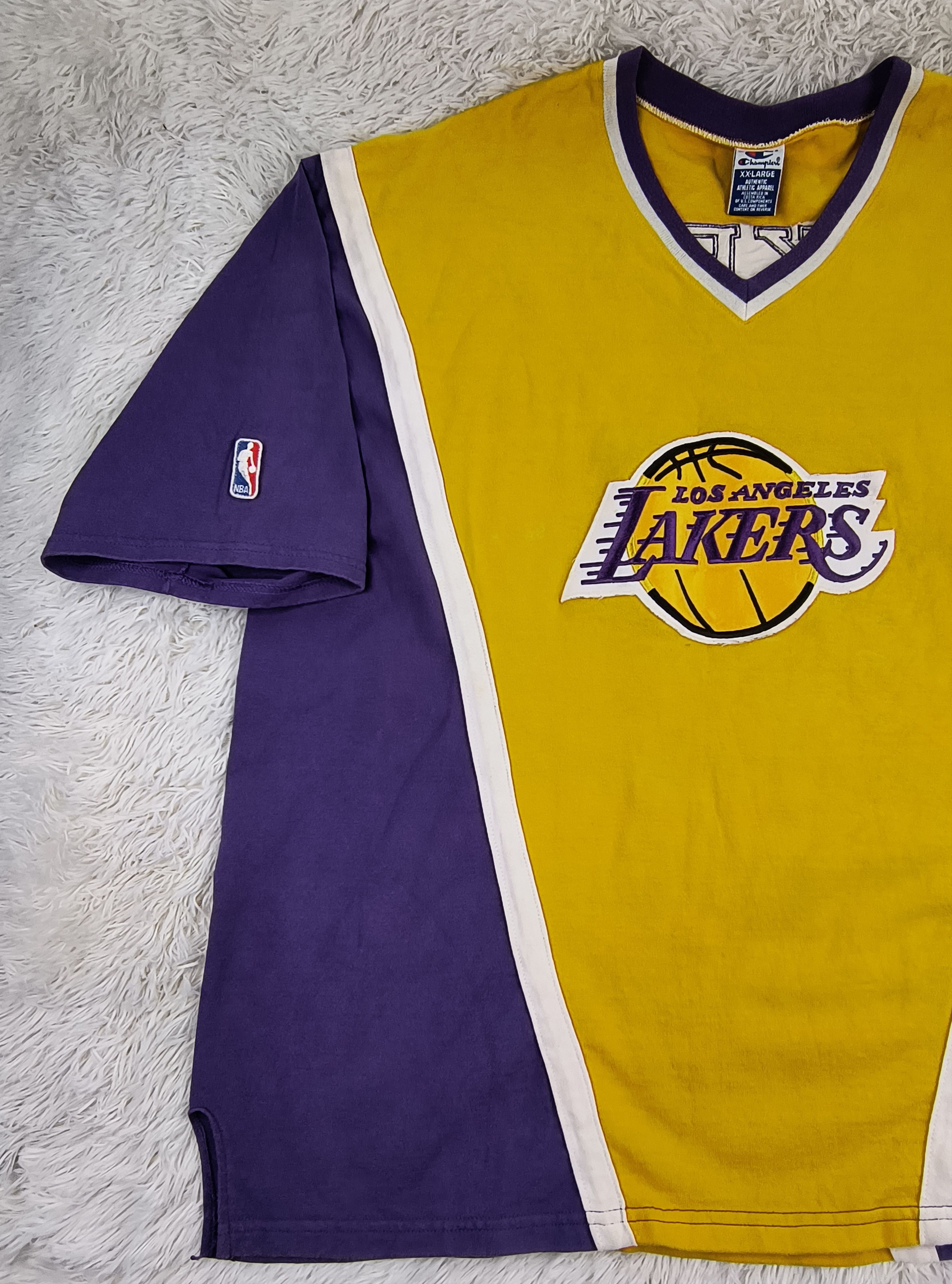 Champion Vintage L.A. Lakers warm up shooting 90s jersey Size US XXL / EU 58 / 5 - 4 Thumbnail