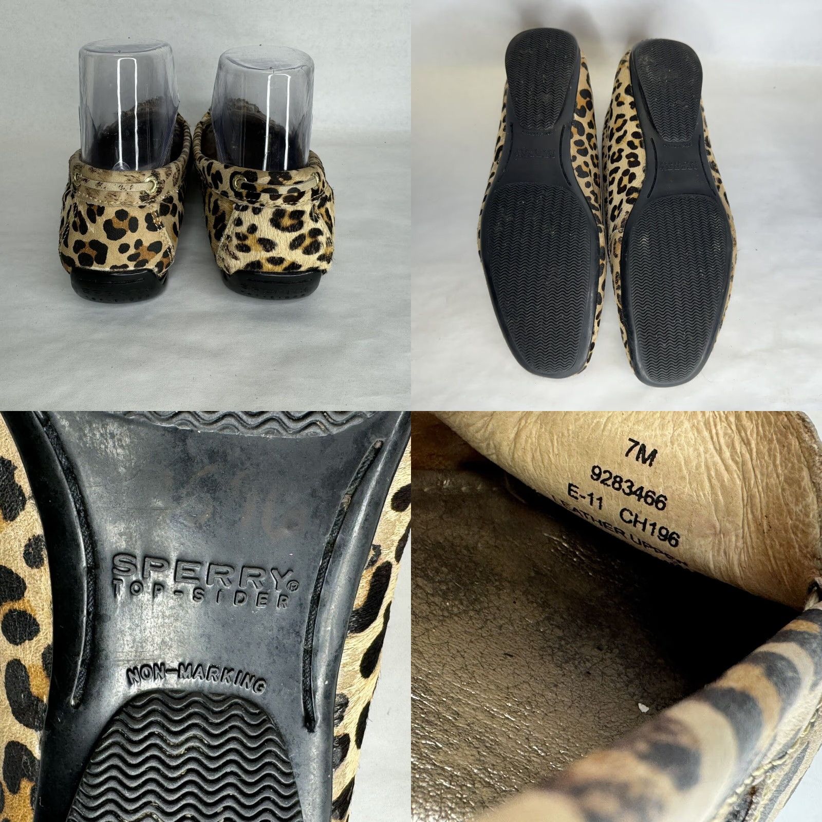 Sperry Sperry Top Sider Shoes Womens 7M Brown Leopard Calf Hair Tassel Leather Size M / US 6-8 / IT 42-44 - 8 Thumbnail
