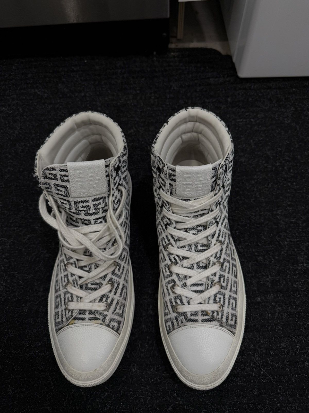 Givenchy Givenchy High-top City Sneakers Jacquard Size US 12 / EU 45 - 2 Thumbnail