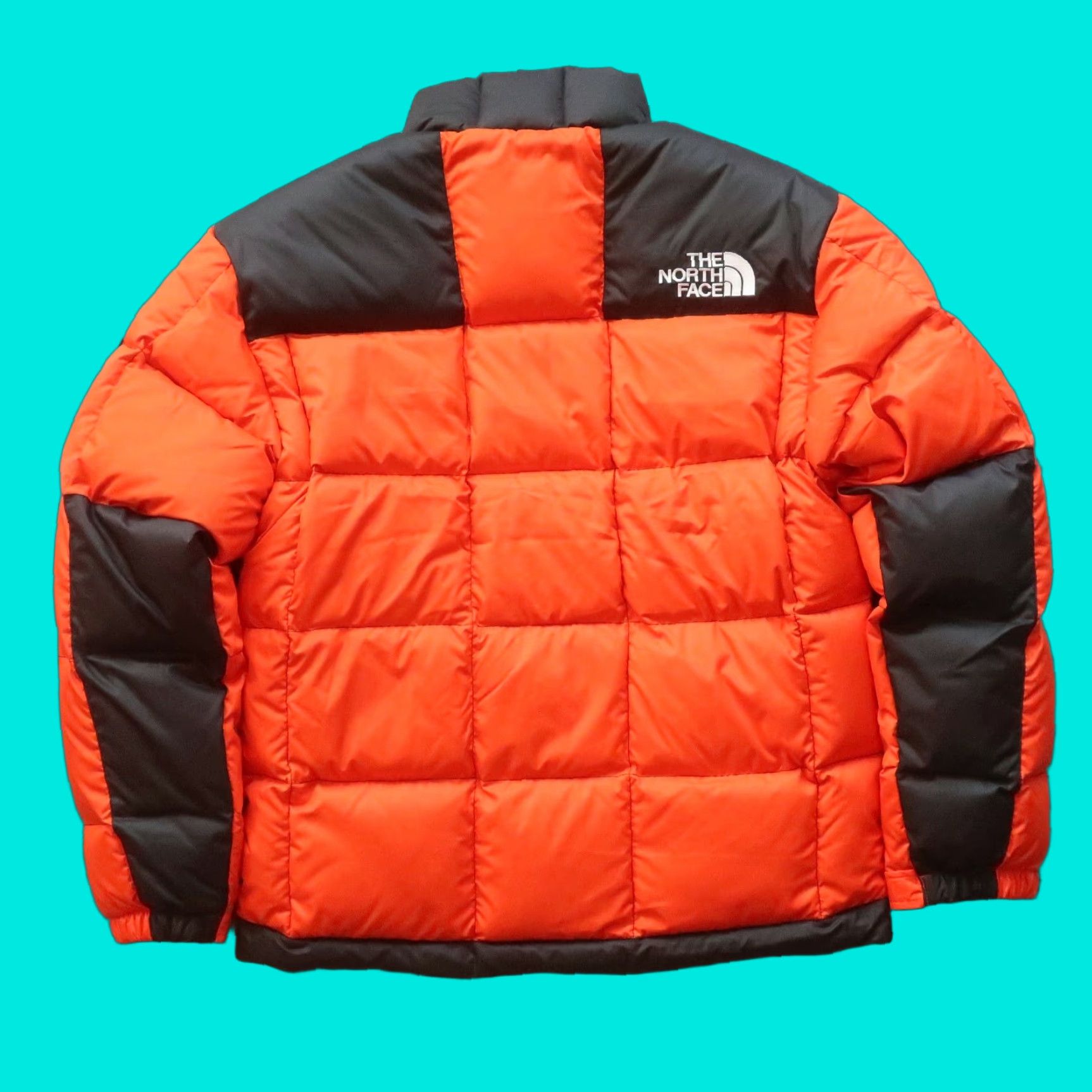 The North Face NEW North Face 700 Down Lhotse Puffer Jacket Size S Tangerine Orange Mens Jacket Small Tangerine / Black 90s? Size US S / EU 44-46 / 1 - 1 Thumbnail
