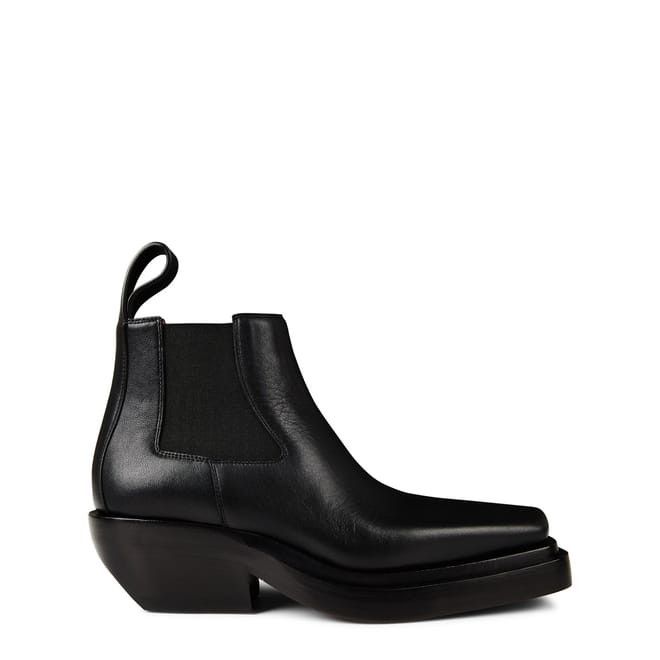 Bottega Veneta Bottega Veneta Chelsea Wedge Low Heel Boots in Black Size US 4 / IT 34 - 1 Thumbnail