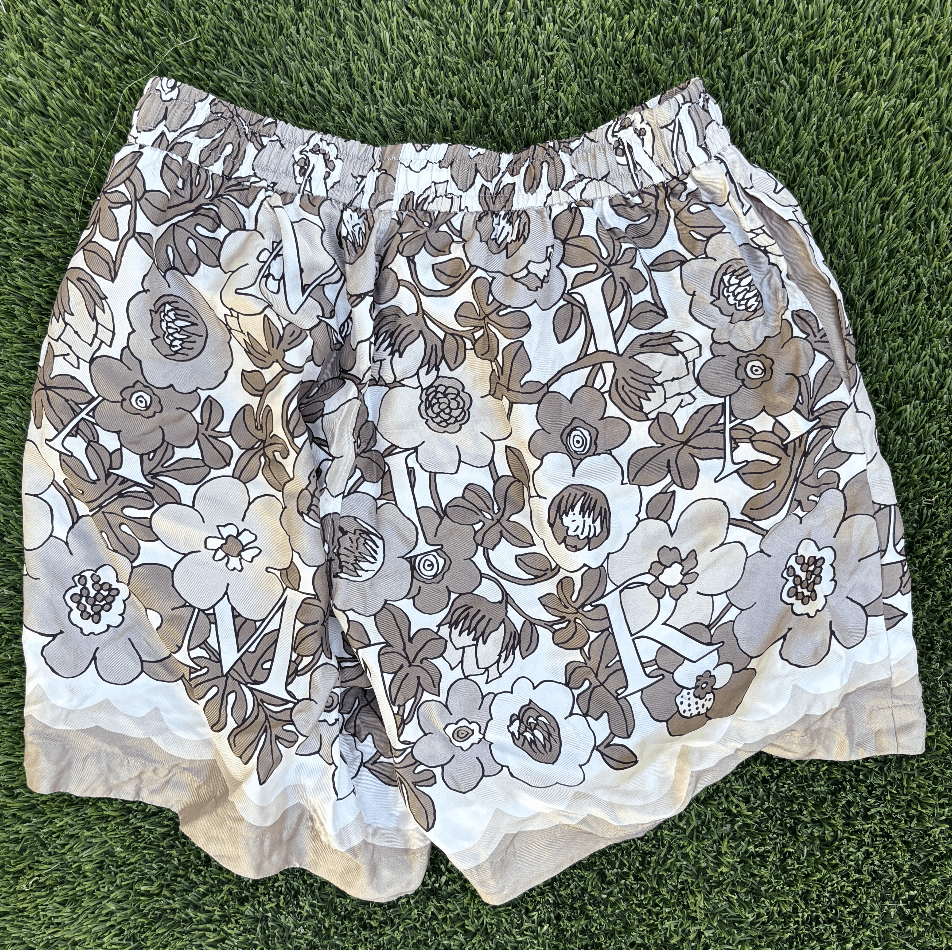 Amiri AMIRI Floral printed SILK shorts - GRAY Size US 32 / EU 48 - 6 Thumbnail