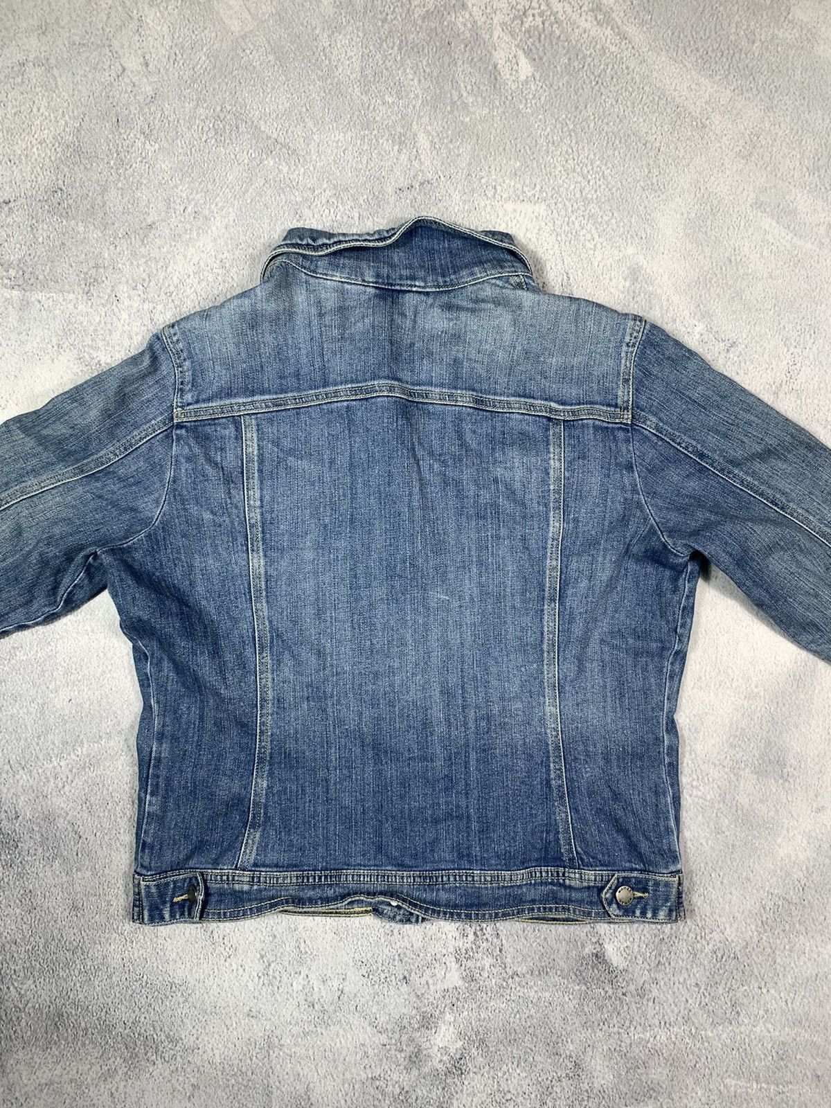 Japanese Brand × Vintage Vintage Y2K Japanese Denim Jacket jeans retro style Size M / US 6-8 / IT 42-44 - 9 Thumbnail