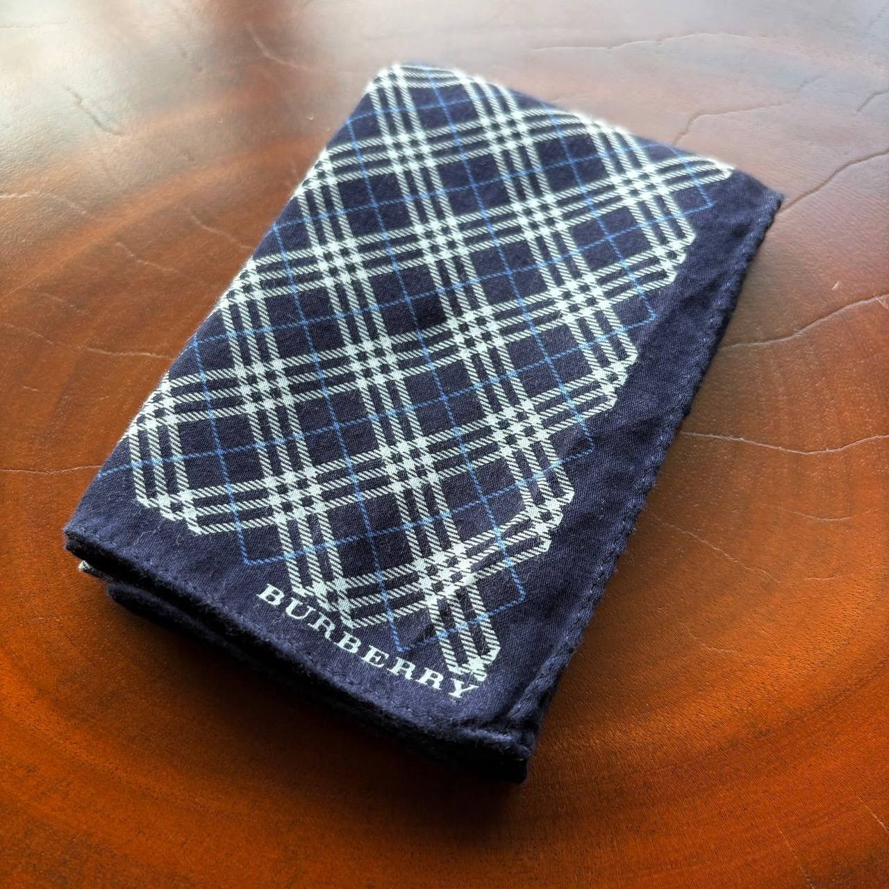 Burberry Burberry Blue Nova Check Handkerchief Size ONE SIZE - 1 Thumbnail
