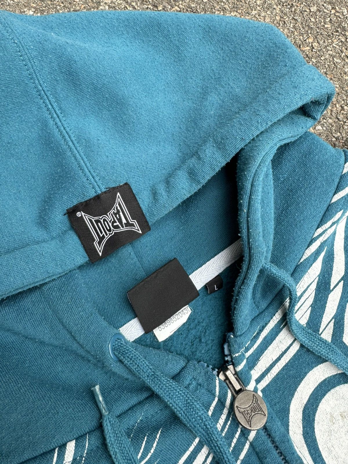 Tapout Vintage Tapout Zip Hoodie MMA Print Size US L / EU 52-54 / 3 - 3 Thumbnail