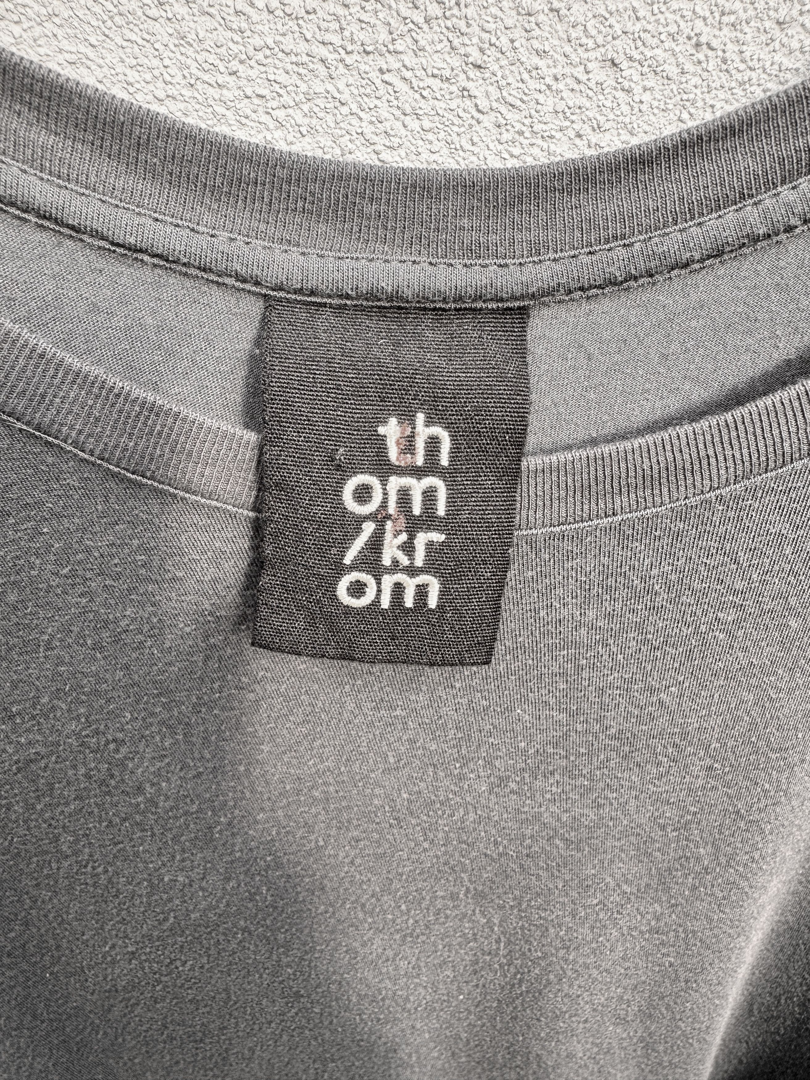 Thom Krom Thom Krom Grey Monnbeam Tshirt M Size US M / EU 48-50 / 2 - 3 Thumbnail