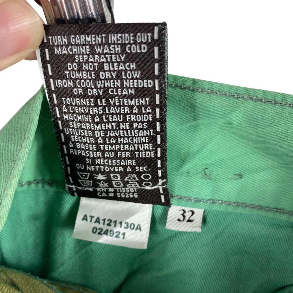 7 For All Mankind 7 FOR ALL MANKIND green colour jeans Size US 35 - 25 Thumbnail