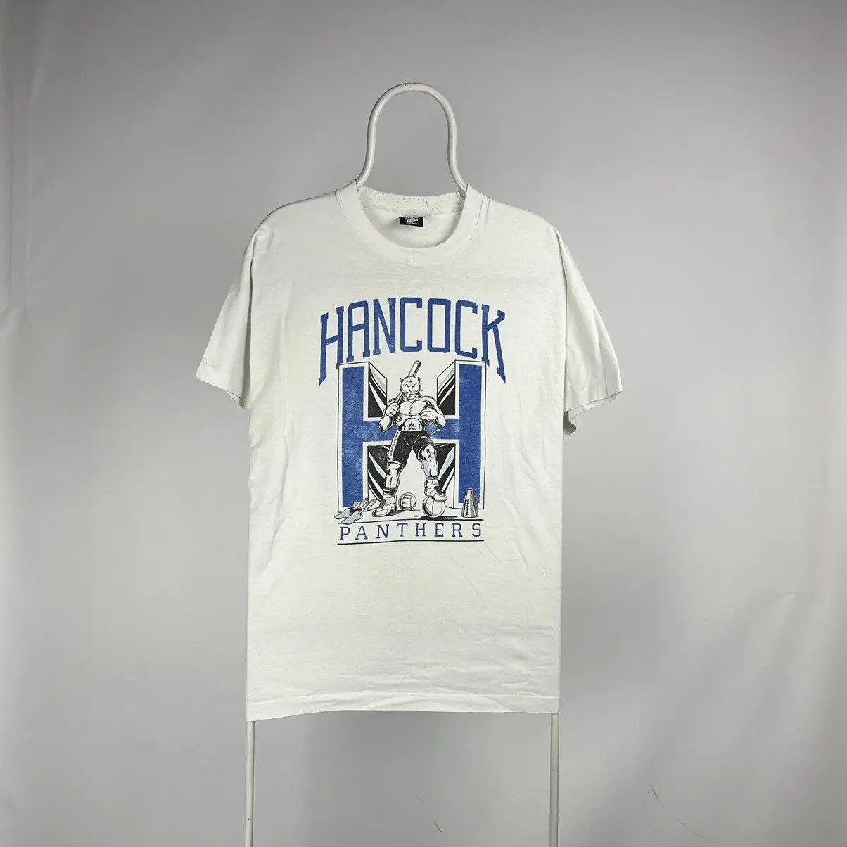 Vintage Hancock Panthers high school Tshirt size XLarge Size US XL / EU 56 / 4 - 1 Thumbnail