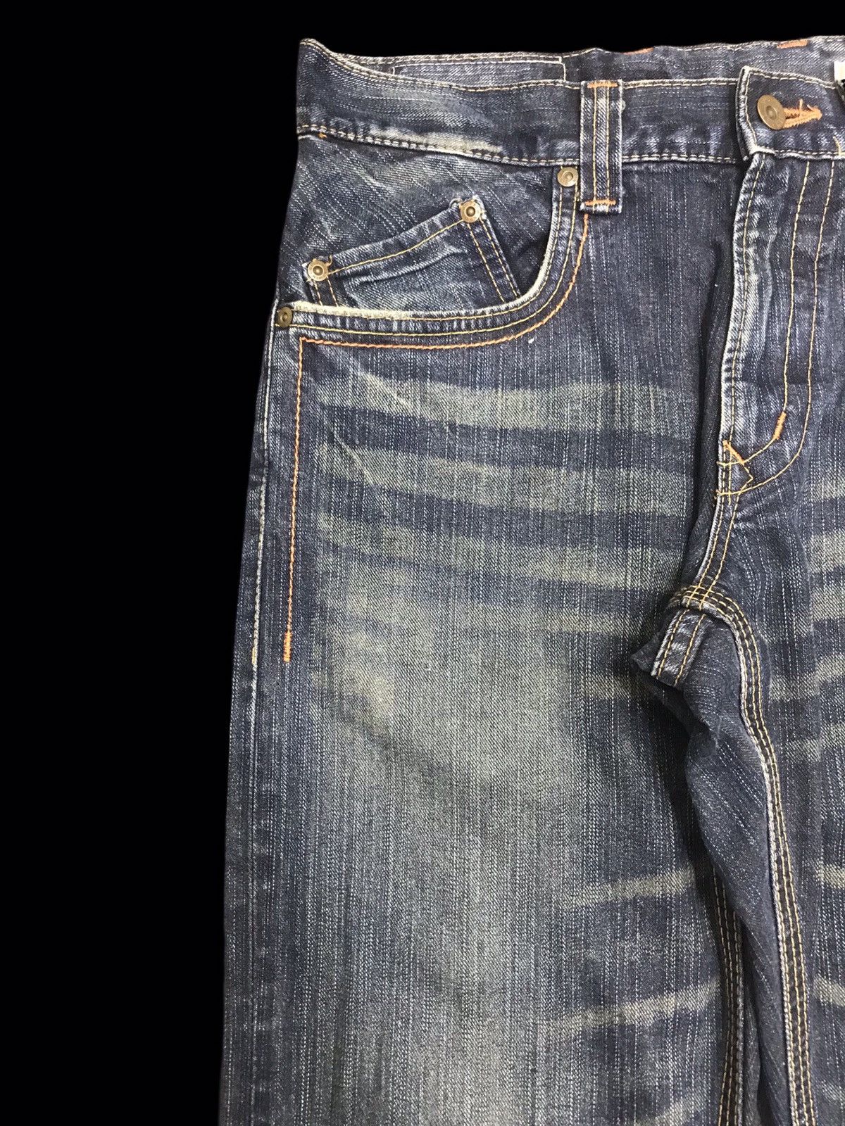 Edwin 💥FLARE💥ARCHIVAL EDWIN 401XVS STONE WASH DENIM F326 Size US 31 - 4 Thumbnail
