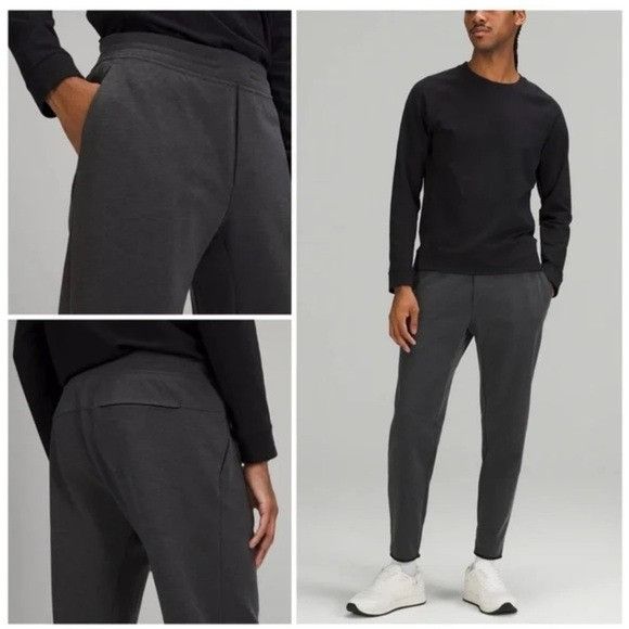Lululemon Lululemon Gridliner Fleece Men's Gray Jogger Pants Size US 28 / EU 44 - 1 Thumbnail