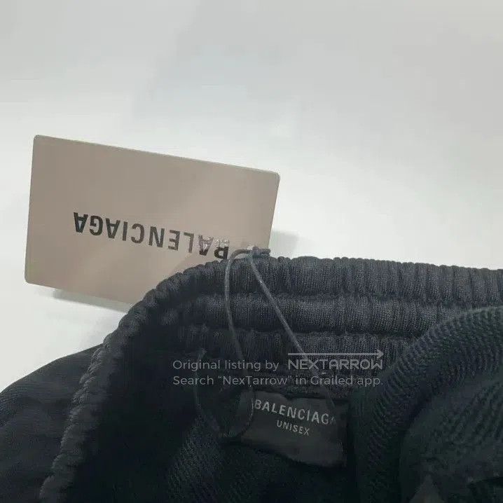 Balenciaga Balenciaga Black Logo Embroidered Sweatpants. Size US 26 / EU 42 - 4 Thumbnail
