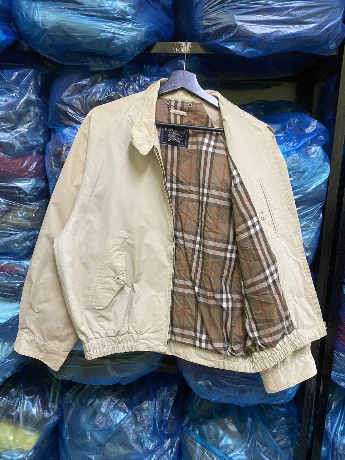 VINTAGE 80S BURBERRYS HARTINGTON JACKET