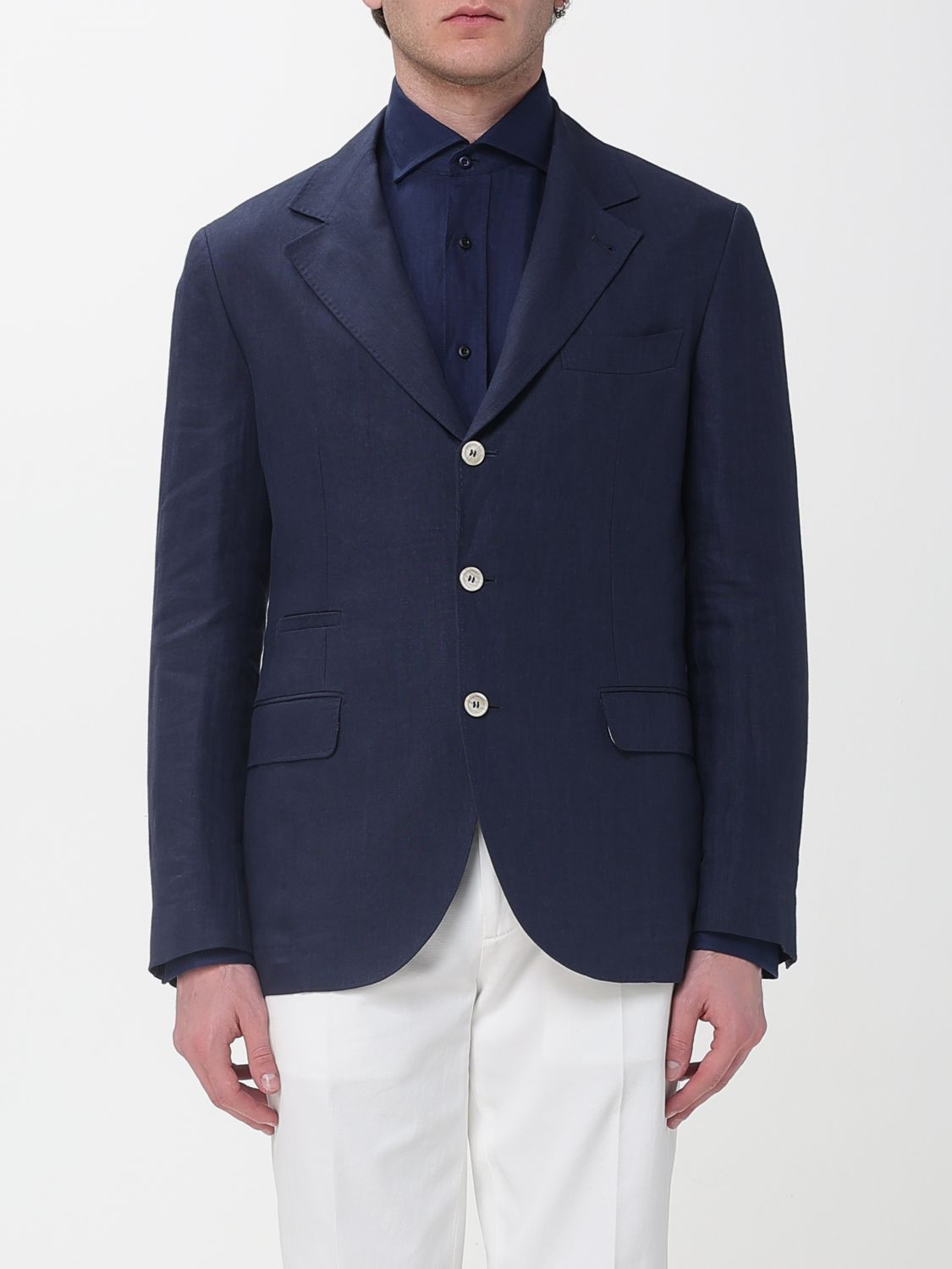 Brunello Cucinelli Brunello Cucinelli Jacket Men Natural Size US M / EU 48-50 / 2 - 1 Thumbnail
