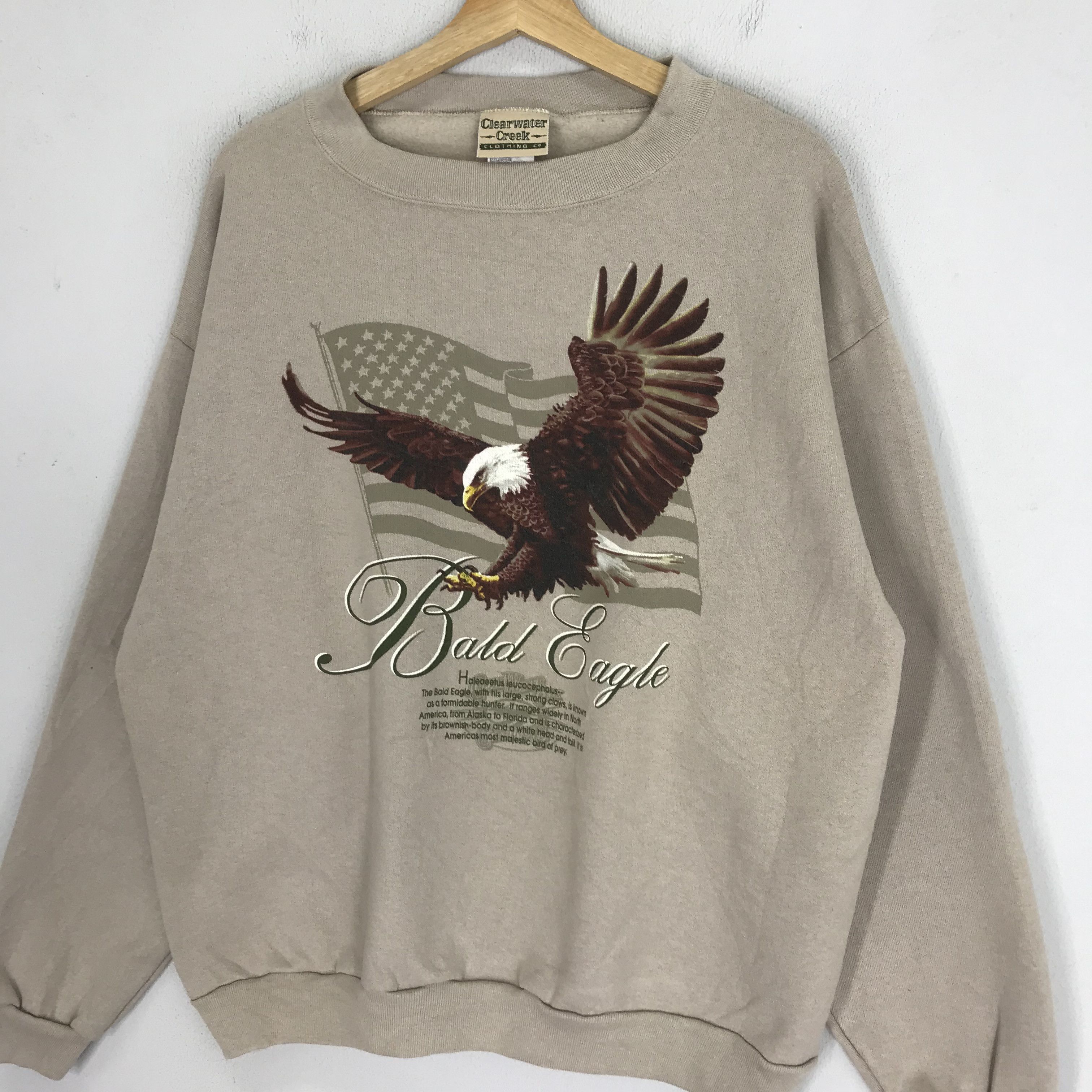 American Eagle Outfitters Vintage 90s Bald Eagles Sweatshirt Xlarge - 247 Size US XL / EU 56 / 4 - 3 Thumbnail