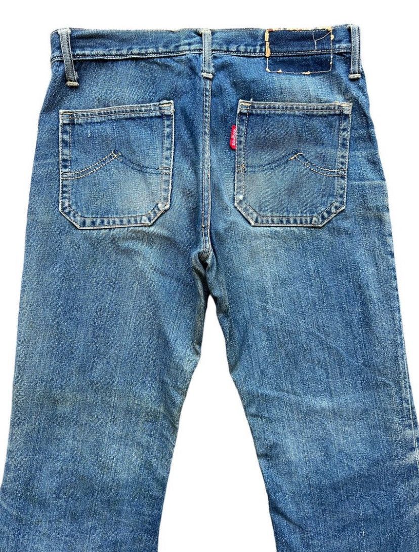 Vintage Cone Deestone Denim Flare Boot Cut Bush Pants Denim 30x29 Size 30" / US 8 / IT 44 - 5 Thumbnail