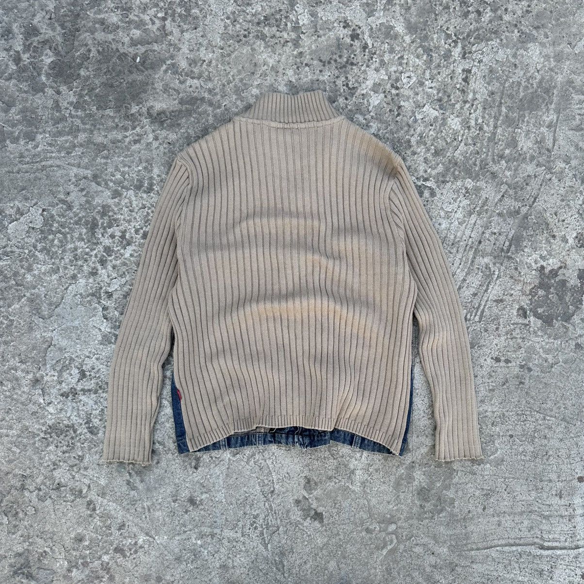 If Six Was Nine Vintage Japanese Style Signum Denim Custom Zip Sweater Y2K Size US M / EU 48-50 / 2 - 2 Thumbnail