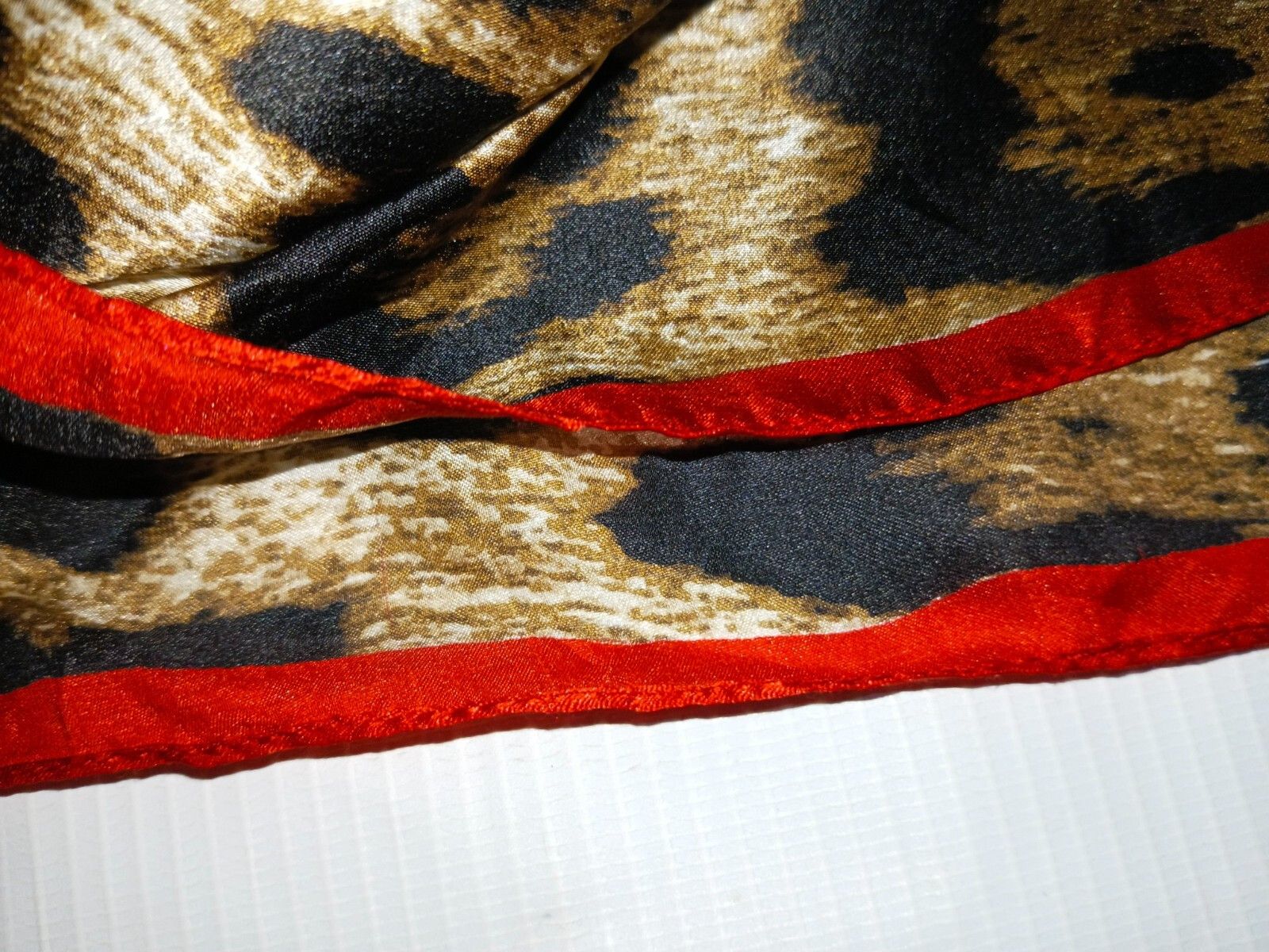Roberto Cavalli ROBERTO CAVALLI Italy Leopard Animal Spots Silk Scarf Shawl Size ONE SIZE - 7 Thumbnail