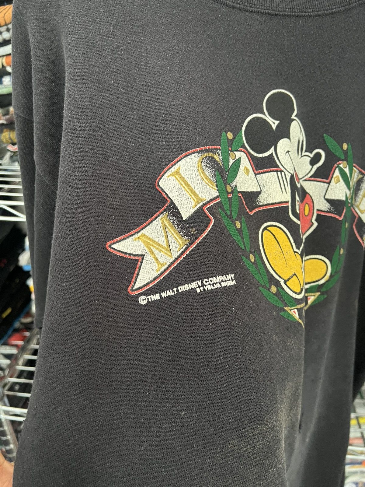 Disney 80s Mickey Mouse Velva Sheen Crewneck Size US L / EU 52-54 / 3 - 3 Thumbnail