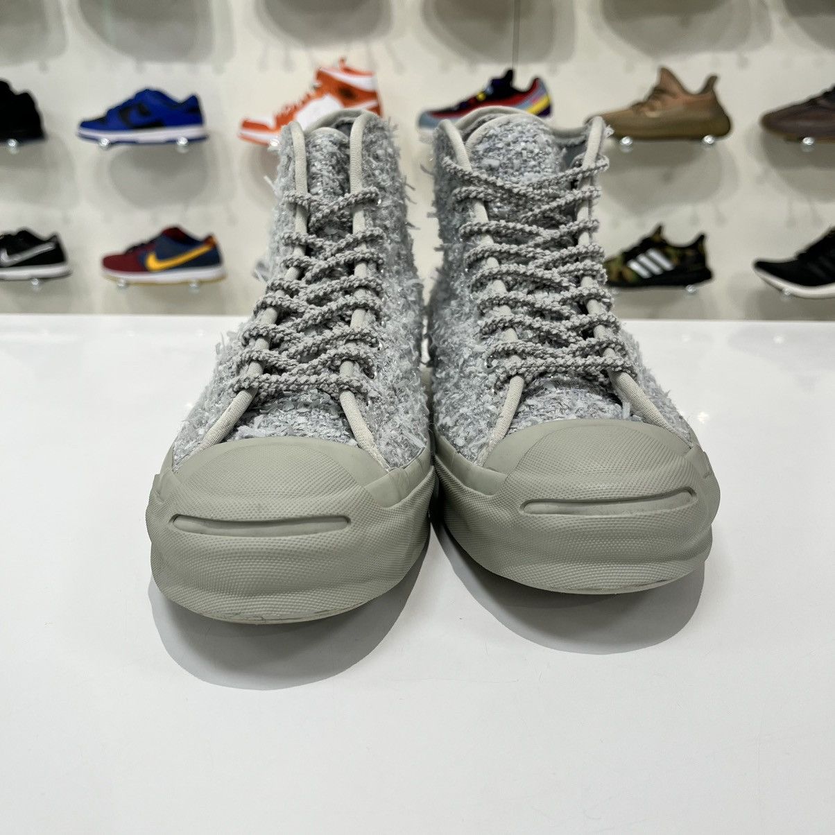 Converse Converse x Bunney Jack Purcell High Top Grey Size US 9.5 / EU 42-43 - 9 Thumbnail
