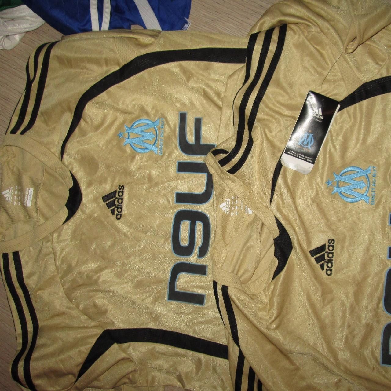 Adidas Olympique Marseille France 2008 2009 Away Shirt Jersey Size US XL / EU 56 / 4 - 4 Thumbnail
