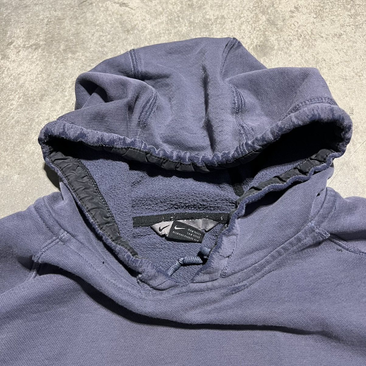 Nike × Vintage Crazy Vintage Nike Center Swoosh Boxy Hoodie Size US XL / EU 56 / 4 - 12 Thumbnail
