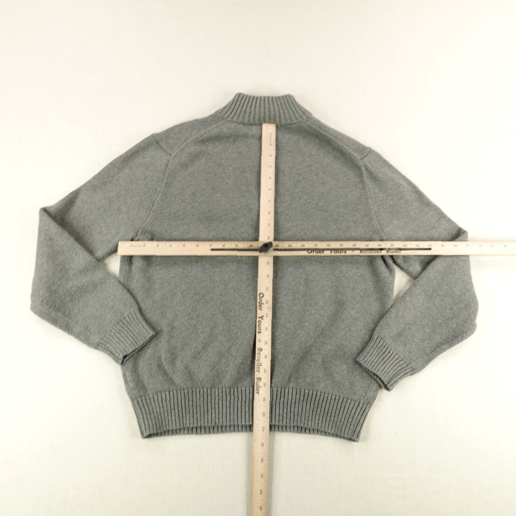 Polo Ralph Lauren VINTAGE Polo Ralph Lauren Sweater Shirt Mens Large Gray 1/4 Zip Pullover Logo Pony Classic Preppy Mens Size US L / EU 52-54 / 3 - 5 Thumbnail
