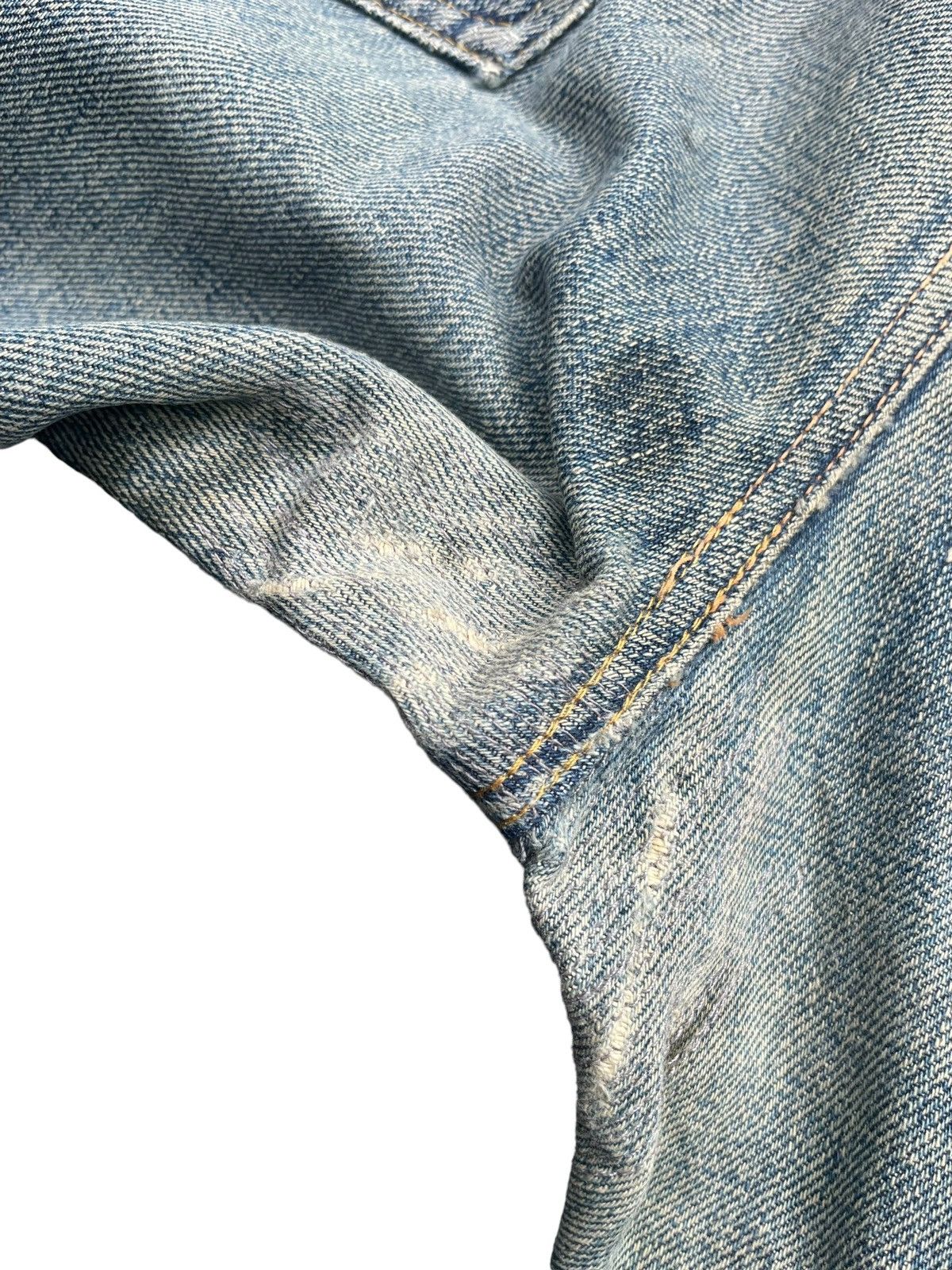 Denime × Vintage Vintage Denime Selvedge Distresed Denim Size US 32 / EU 48 - 11 Thumbnail