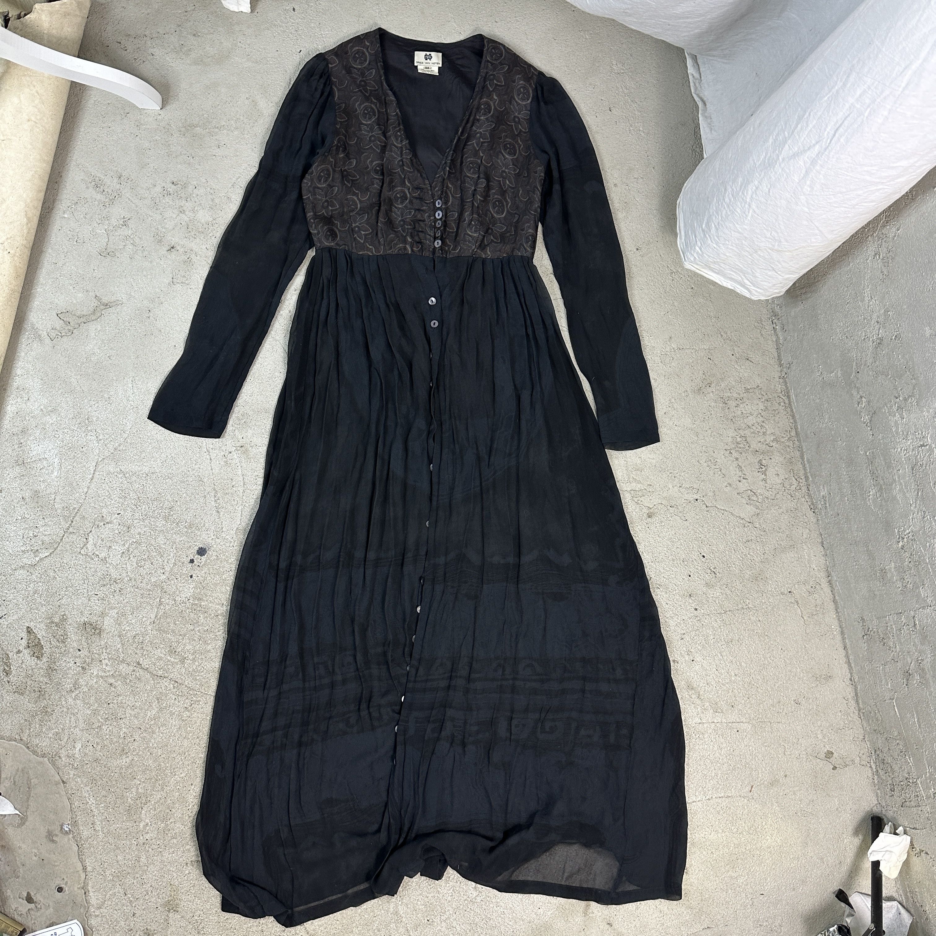 Dries Van Noten × Vintage Vintage Silk Dress Dries Van Noten Size M / US 6-8 / IT 42-44 - 9 Thumbnail