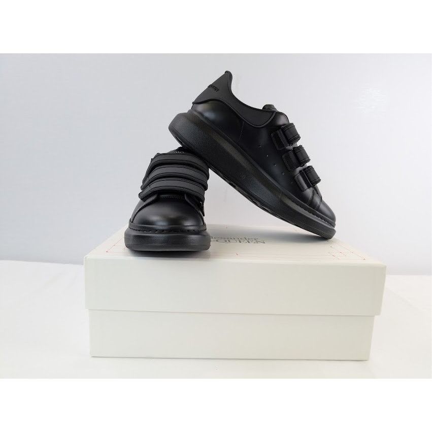 Alexander McQueen o1rshd1 Larry Oversized Triple Strap Sneaker in Black Size US 11 / EU 44 - 20 Thumbnail