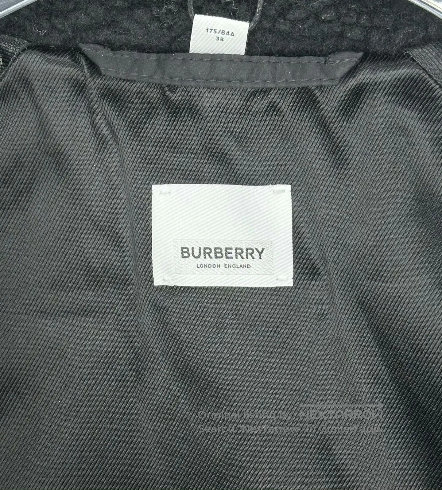 Burberry Burberry Black Back Letter Logo Zipper Teddy Fleece Jacket Size XS / US 0-2 / IT 36-38 - 4 Thumbnail