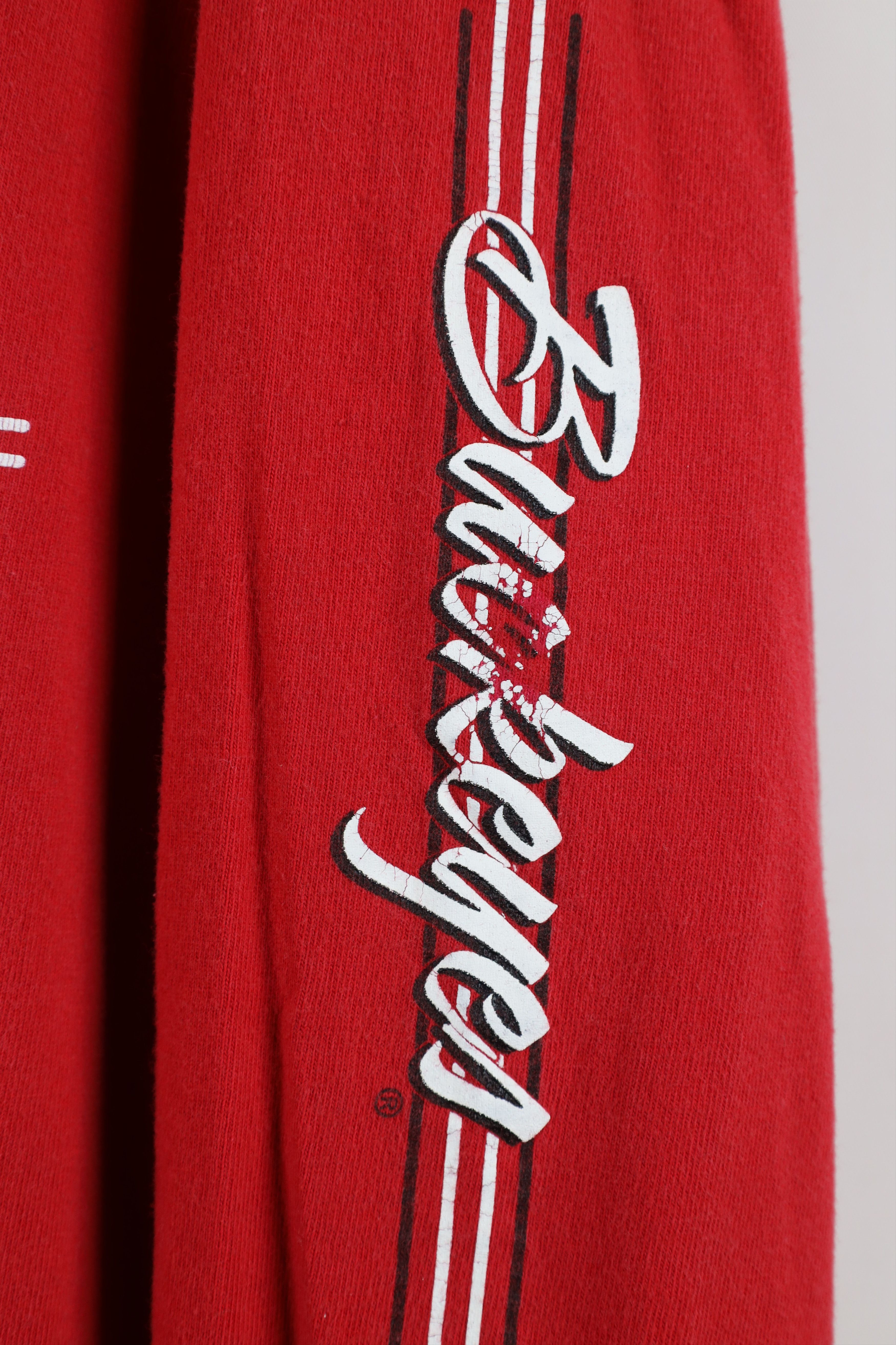 Vintage Vintage 90s Ohio State University Long Sleeve T-Shirt Red Size US L / EU 52-54 / 3 - 6 Thumbnail