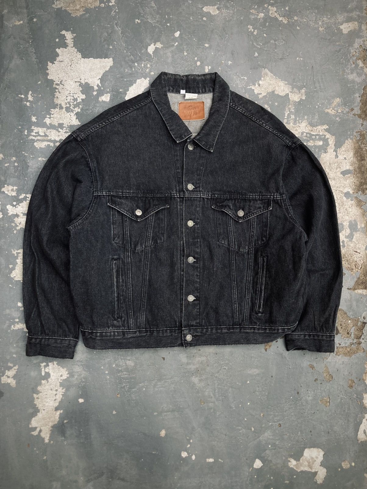 Marlboro Vintage Marlboro Man Denim Trucker Jacket Size US XL / EU 56 / 4 - 2 Thumbnail
