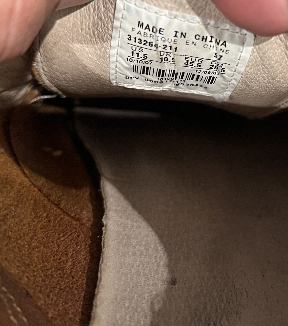 Nike Nike Mad Jibe Flax Wheat Suede Boat Shoes 313264-211 Size US 11.5 / EU 44-45 - 9 Thumbnail