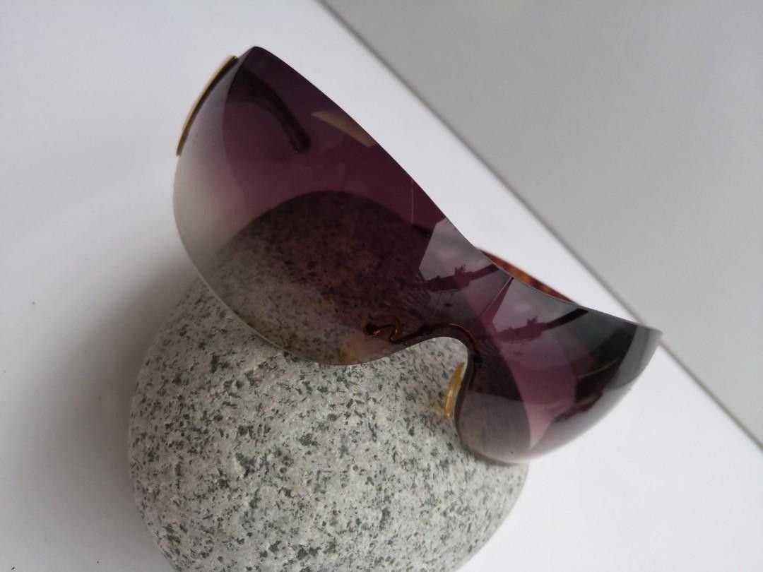 image of Vintage Prada Y2K Sunglasses in Gold, Women's
