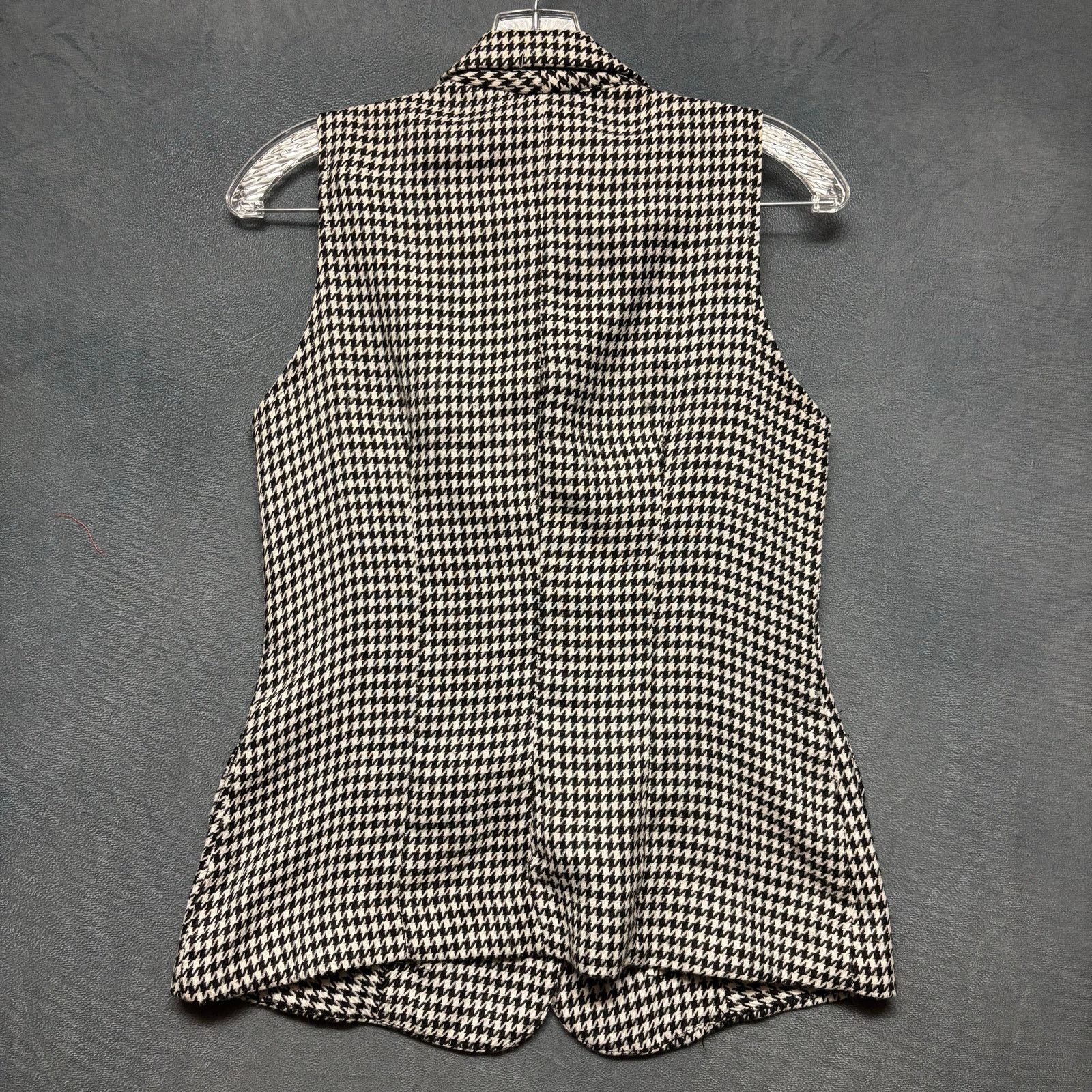 Other Vintage Melissa Lawrence Houndstooth Pantsuit Vest Set Size M / US 6-8 / IT 42-44 - 3 Thumbnail