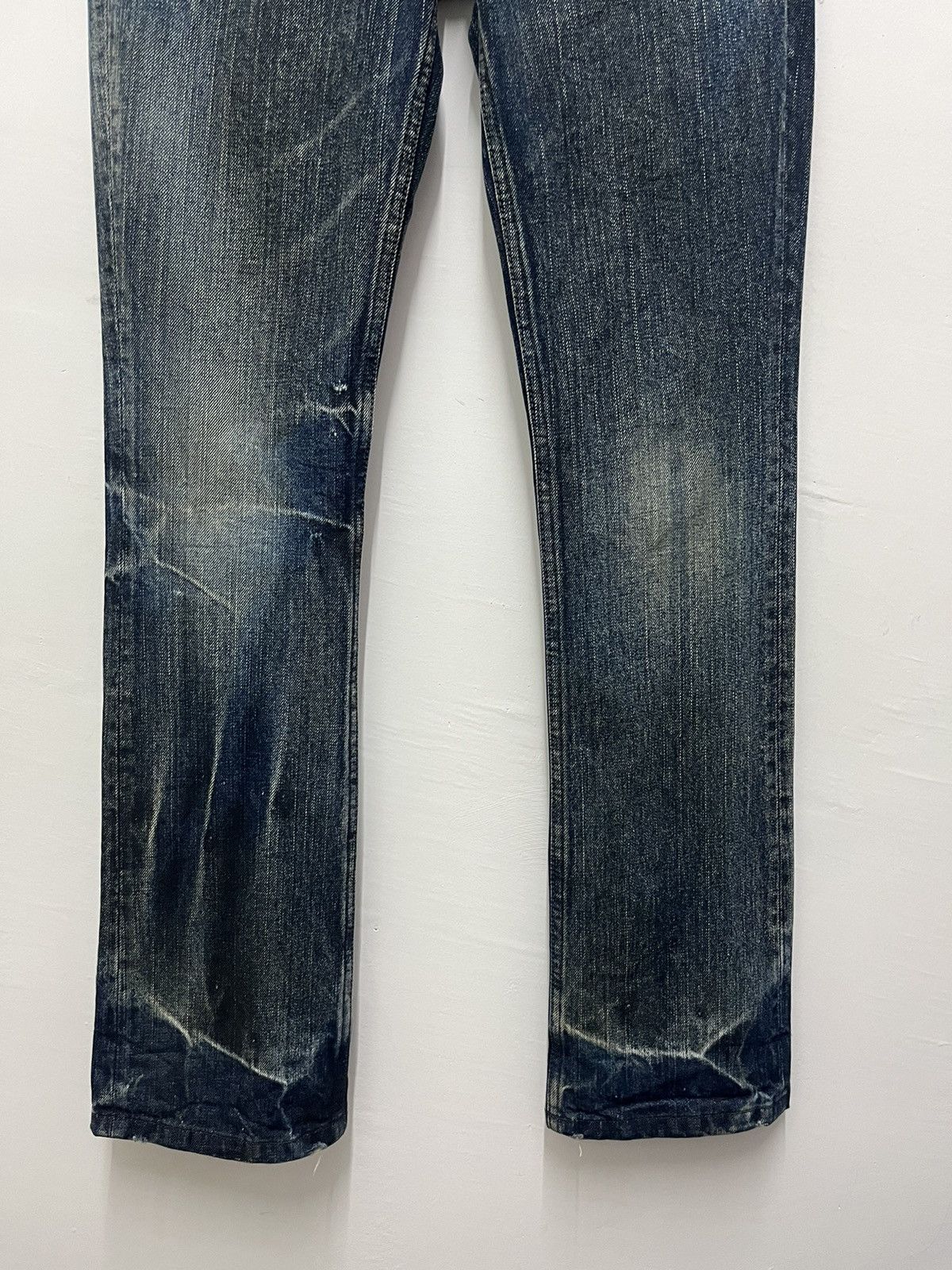 Indigo Vintage Spellbound Japan Low Rise Indigo Denim Size US 30 / EU 46 - 4 Thumbnail