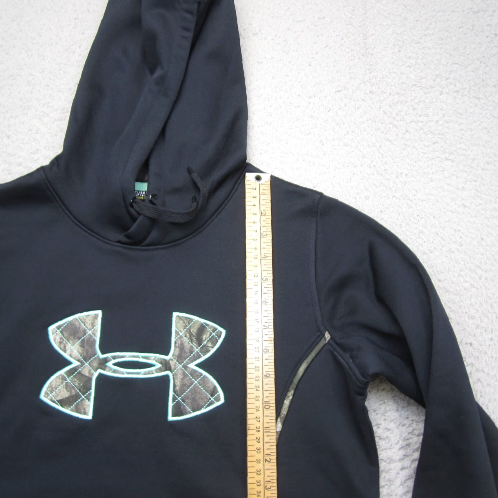 Under Armour VINTAGE Under Armour Hoodie Mens M Black Camo Storm1 Outdoors Casual Fishing Size US M / EU 48-50 / 2 - 5 Thumbnail