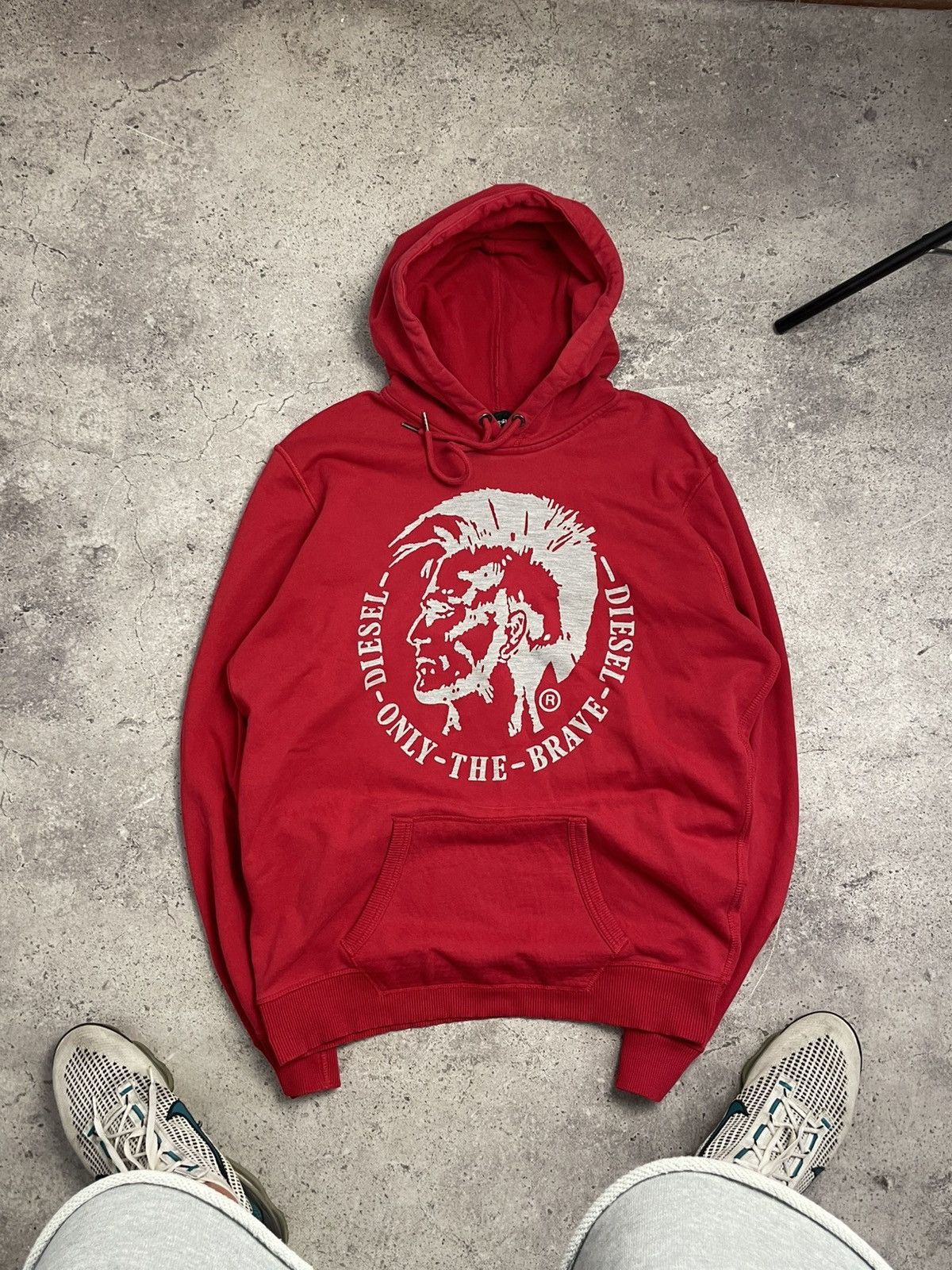 Diesel Vintage Diesel Big Logo Hoodie Japanese Style Y2K Size US L / EU 52-54 / 3 - 1 Thumbnail