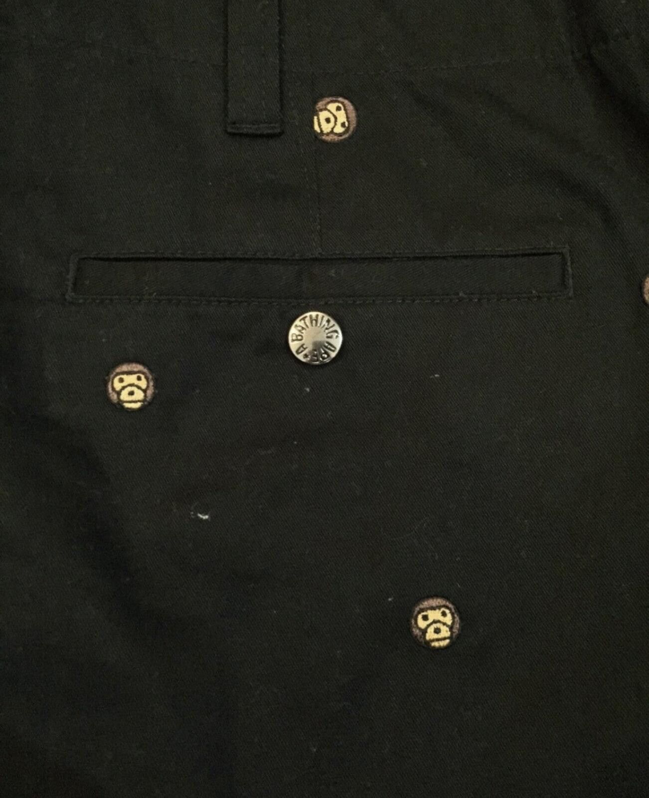 Bape BAPE x Baby Milo All Over Monogram Chino Pants 38x32 XL Size US 36 / EU 52 - 4 Thumbnail