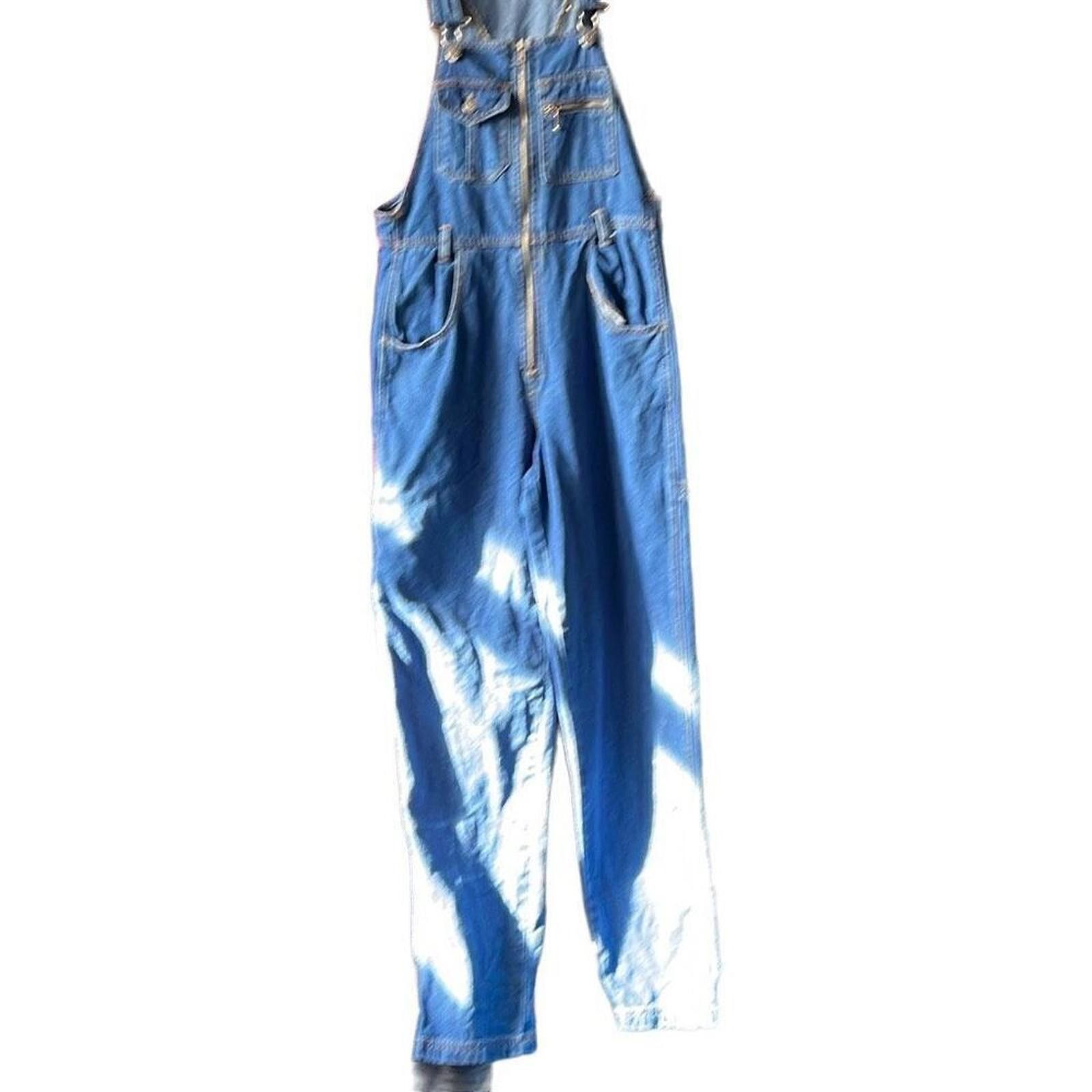 Designer Vintage Goodfellow bib overalls 3/4 Size 27" / US 4 / IT 40 - 2 Thumbnail