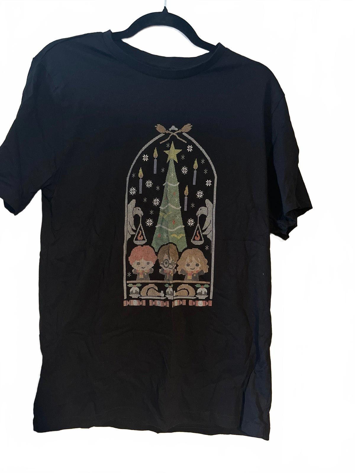Designer Harry Potter Holiday Graphic T-Shirt - Large Womens Size L / US 10 / IT 46 - 1 Thumbnail