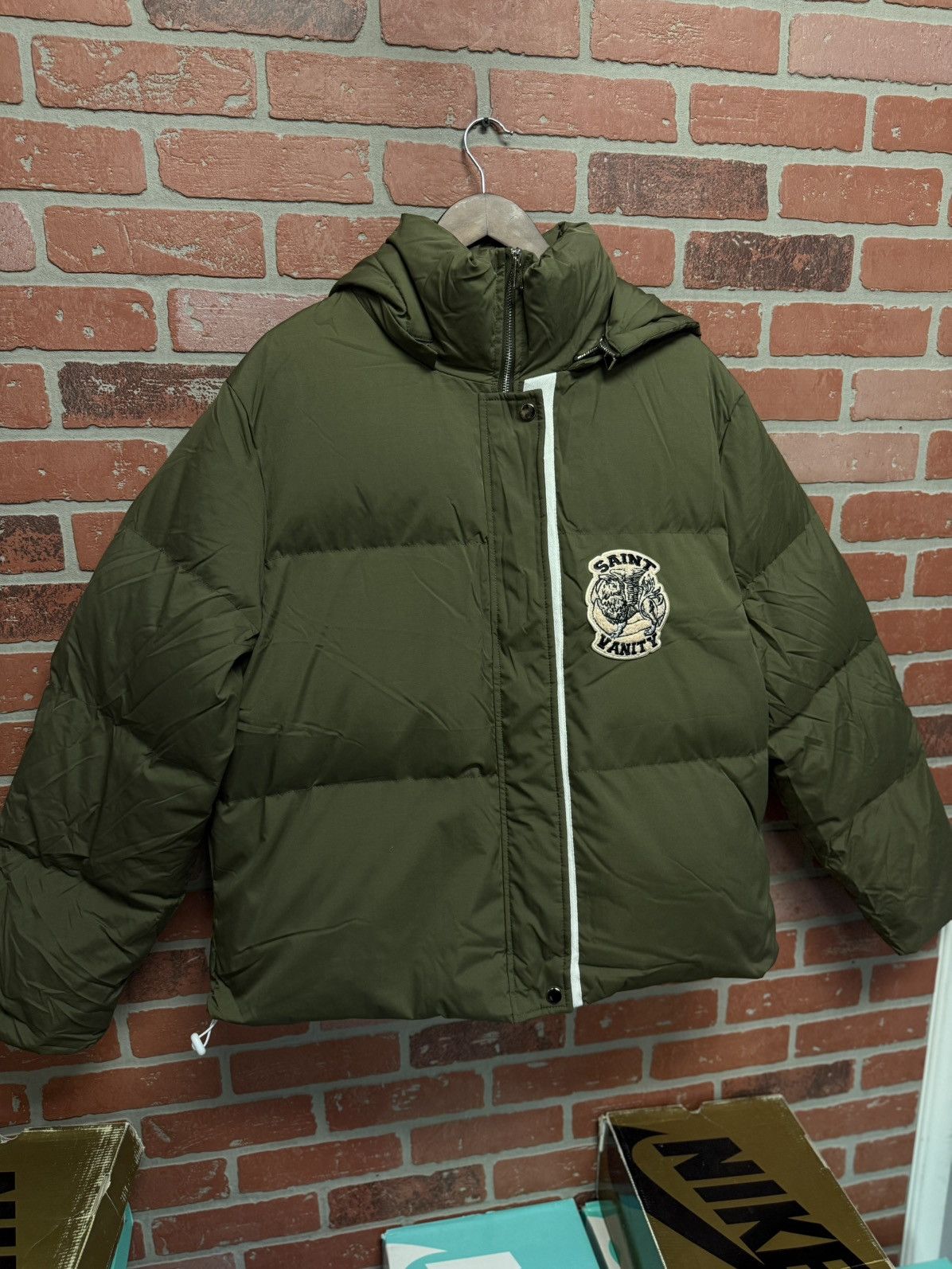 Saint Vanity Saint Vanity Green Puffer Jacket (Exlusive) Size XXL Size US XXL / EU 58 / 5 - 3 Thumbnail
