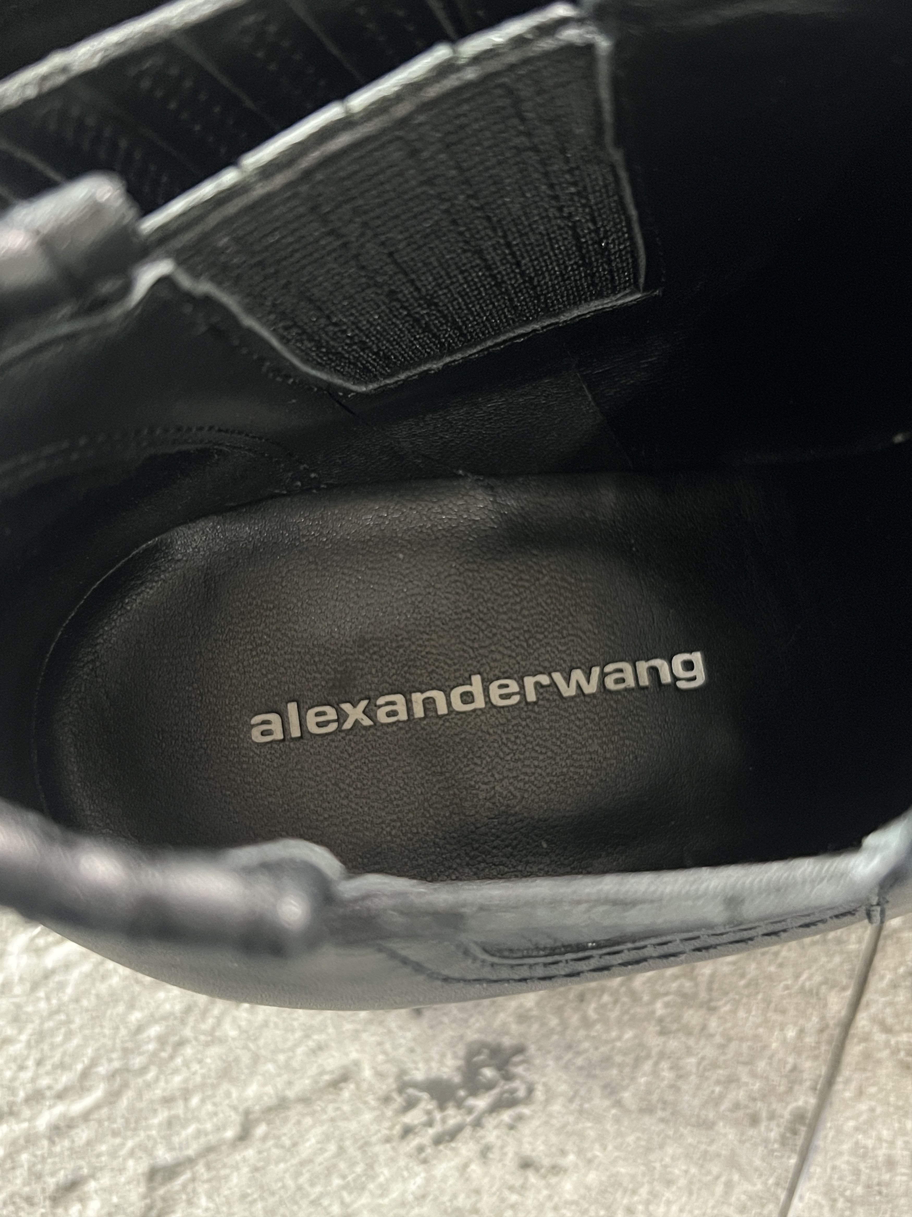 Alexander Wang Alexander Wang Black Leather Chelsea Boots EU38 Size US 8 / IT 38 - 10 Thumbnail
