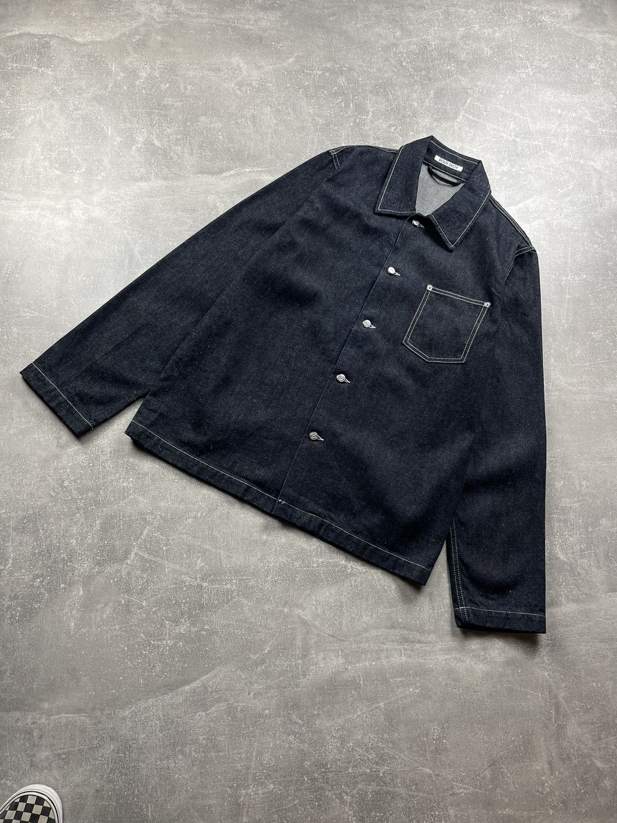 Other Rold Skov Hemp Denim Work One Pocket Shirt FW23/24 Size US M / EU 48-50 / 2 - 2 Thumbnail