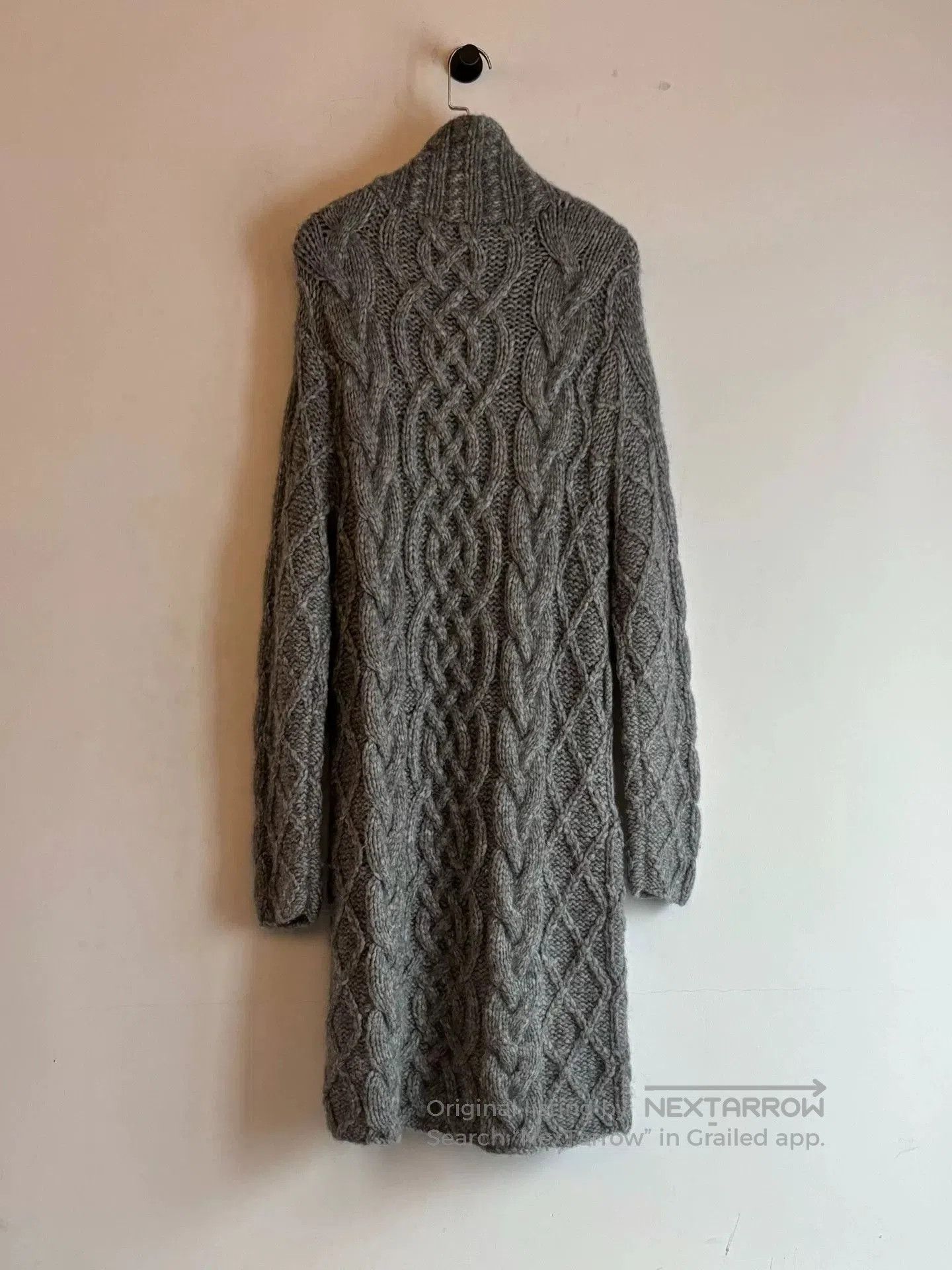 Helmut Lang Helmut Lang Merino Wool Knit Coat. Size M / US 6-8 / IT 42-44 - 4 Thumbnail