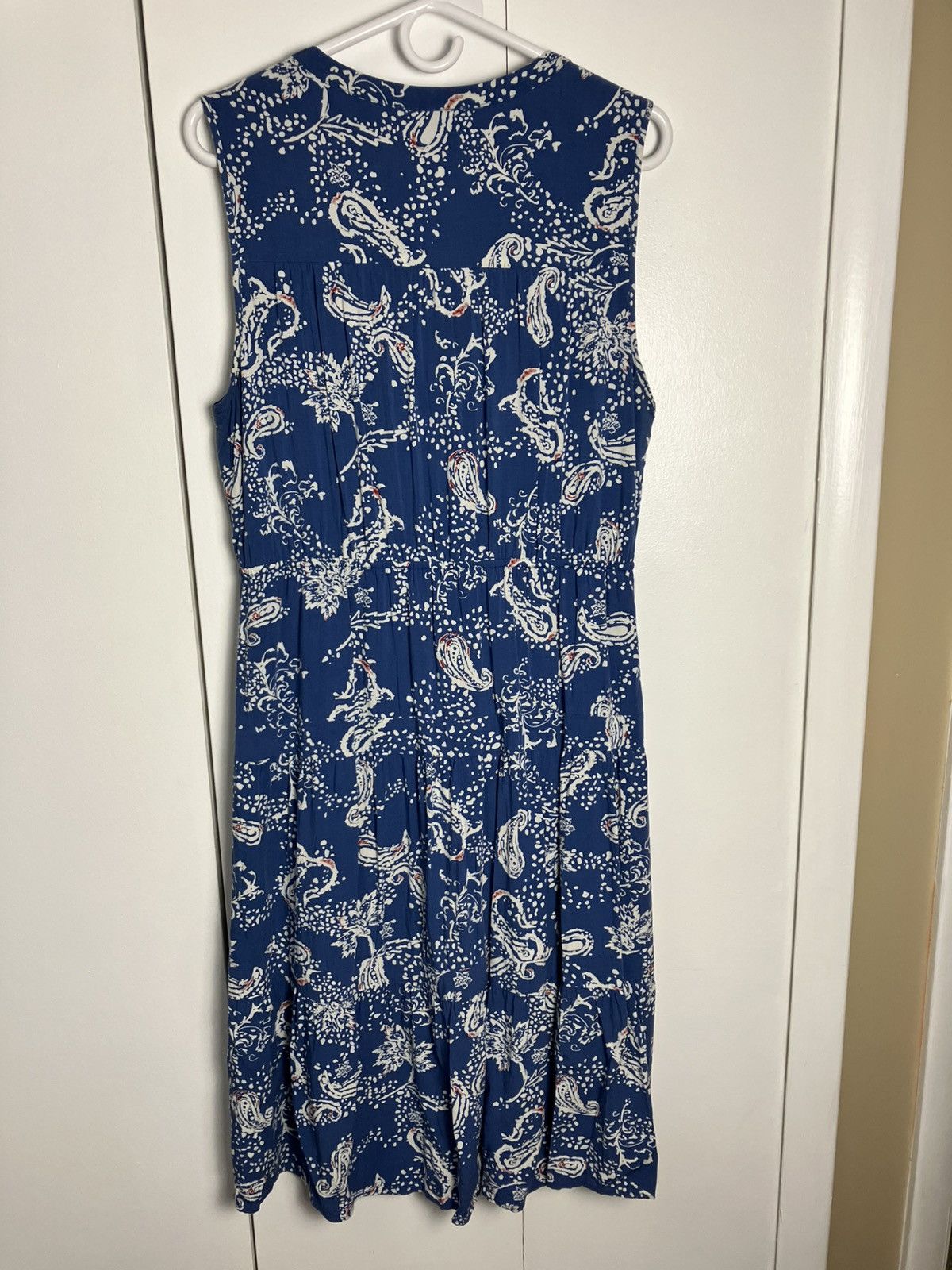 Other DR2 Sleeveless Midi Pleated Floral Dress Size L / US 10 / IT 46 - 6 Thumbnail