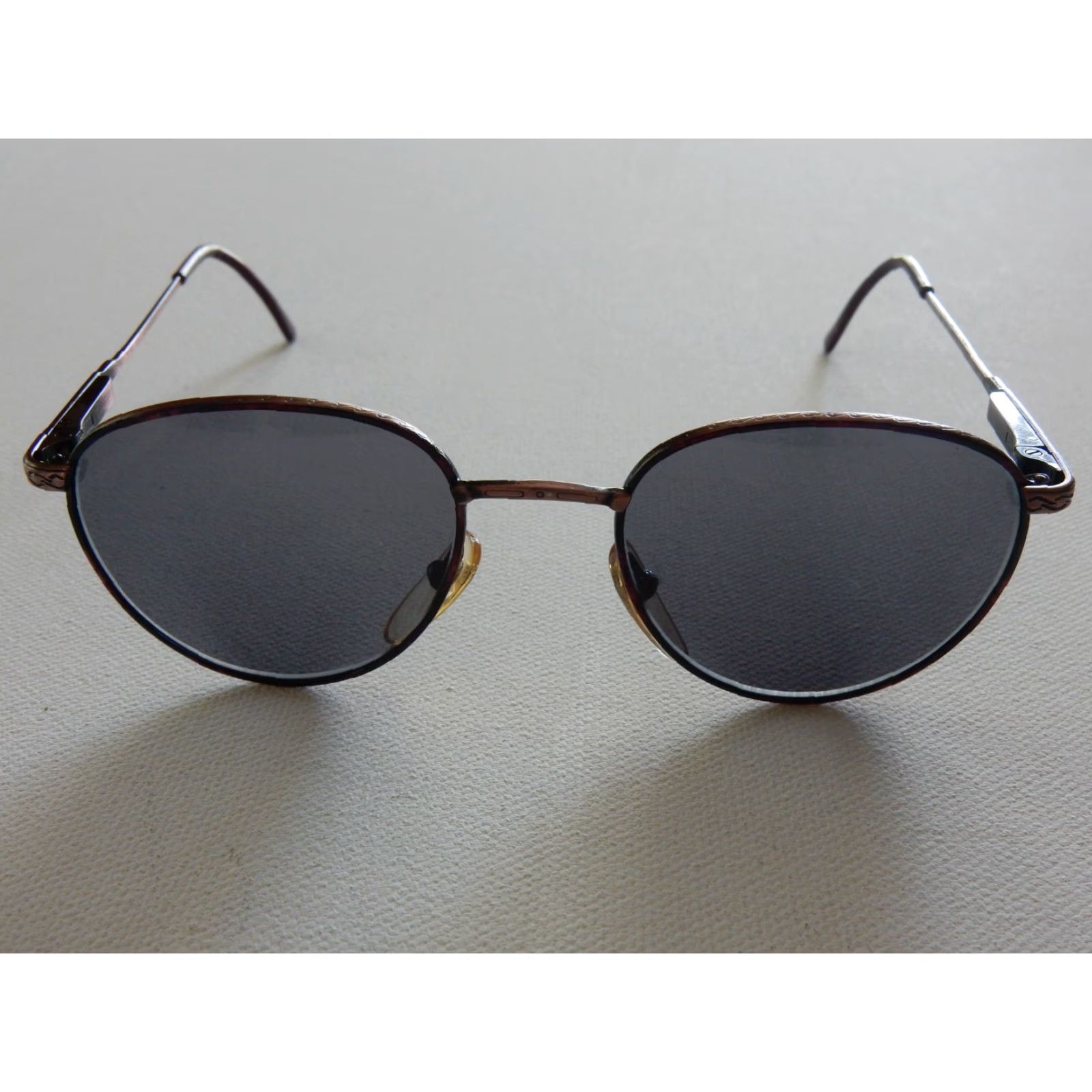 Evan Picone VINTAGE Evan Picone Sunglasses Unisex Adults Bronze-Pink-Purple 49x18 135mm Retro 80s Size ONE SIZE - 2 Thumbnail