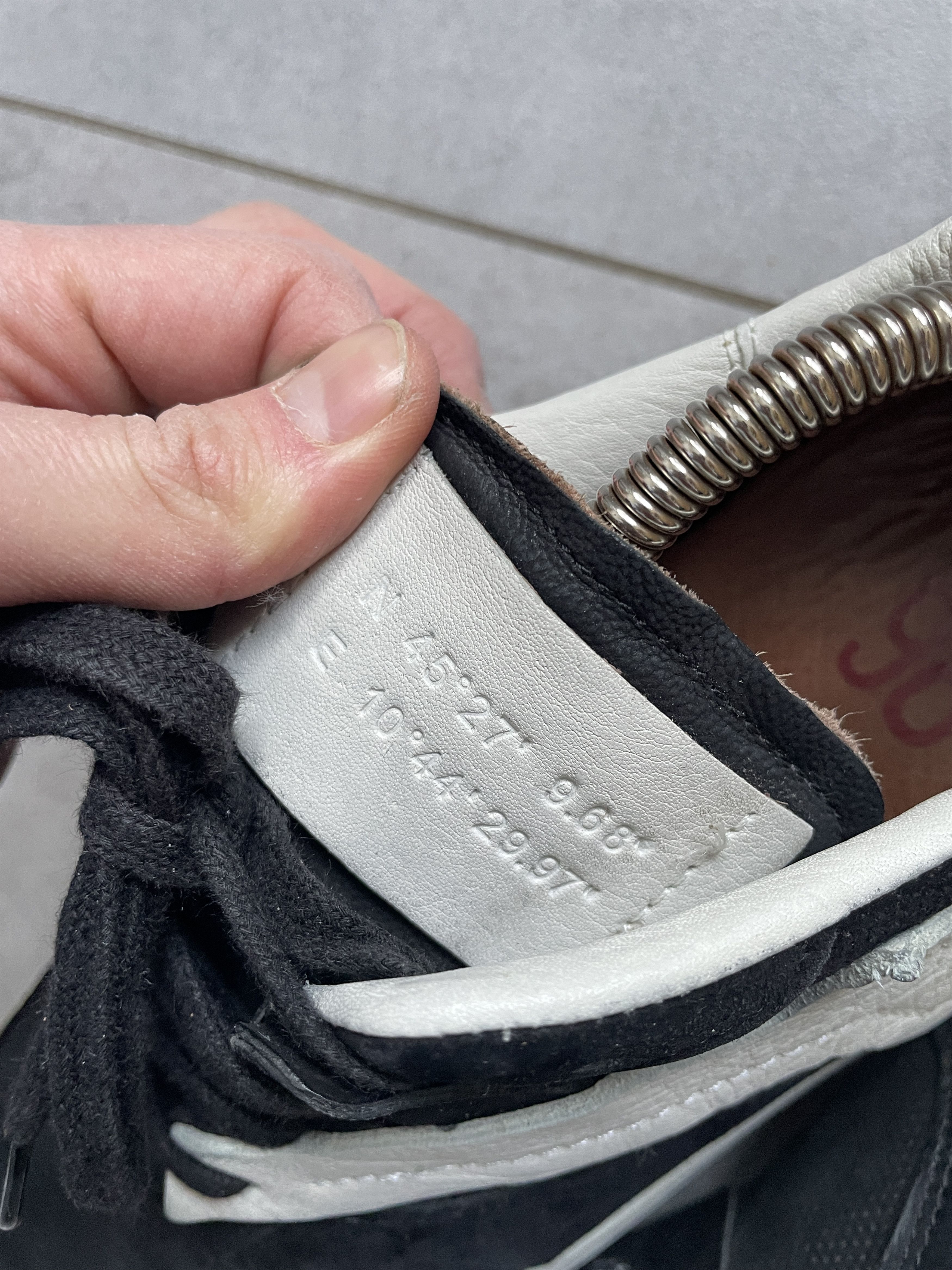 A.S.98 A.S.98 BLACK LEATHER SUEDE BAPESTA TYPE SNEAKERS Size US 9.5 / EU 42-43 - 9 Thumbnail